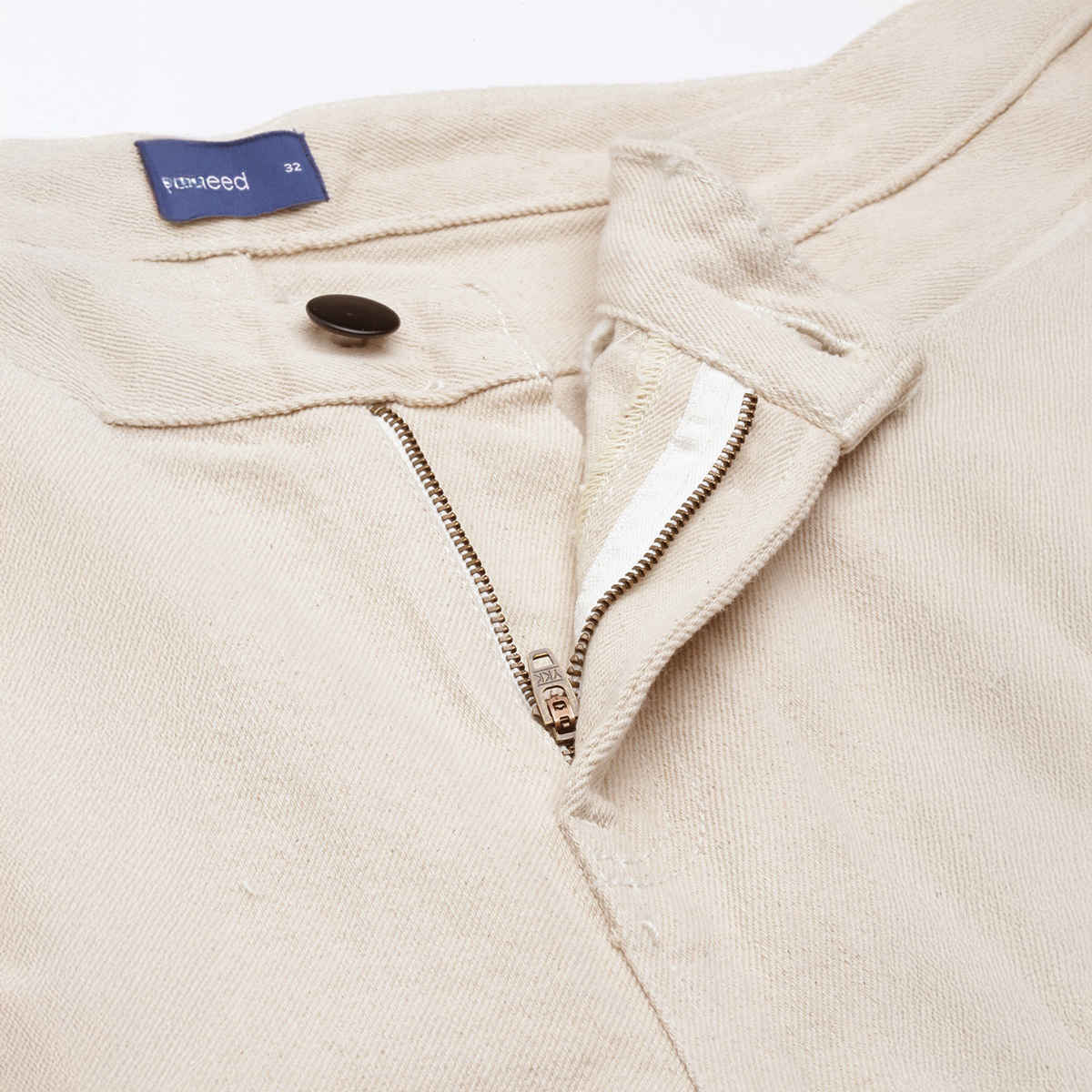 Bene Kleed Men's Relax Fit Jeans | Ecru - 34