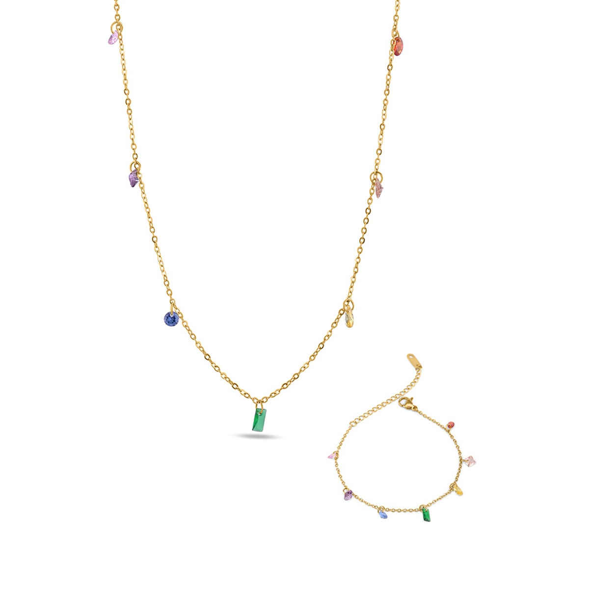 Palmonas Vibrant Cascade Set for Women | Waterproof and Anti-Tarnish