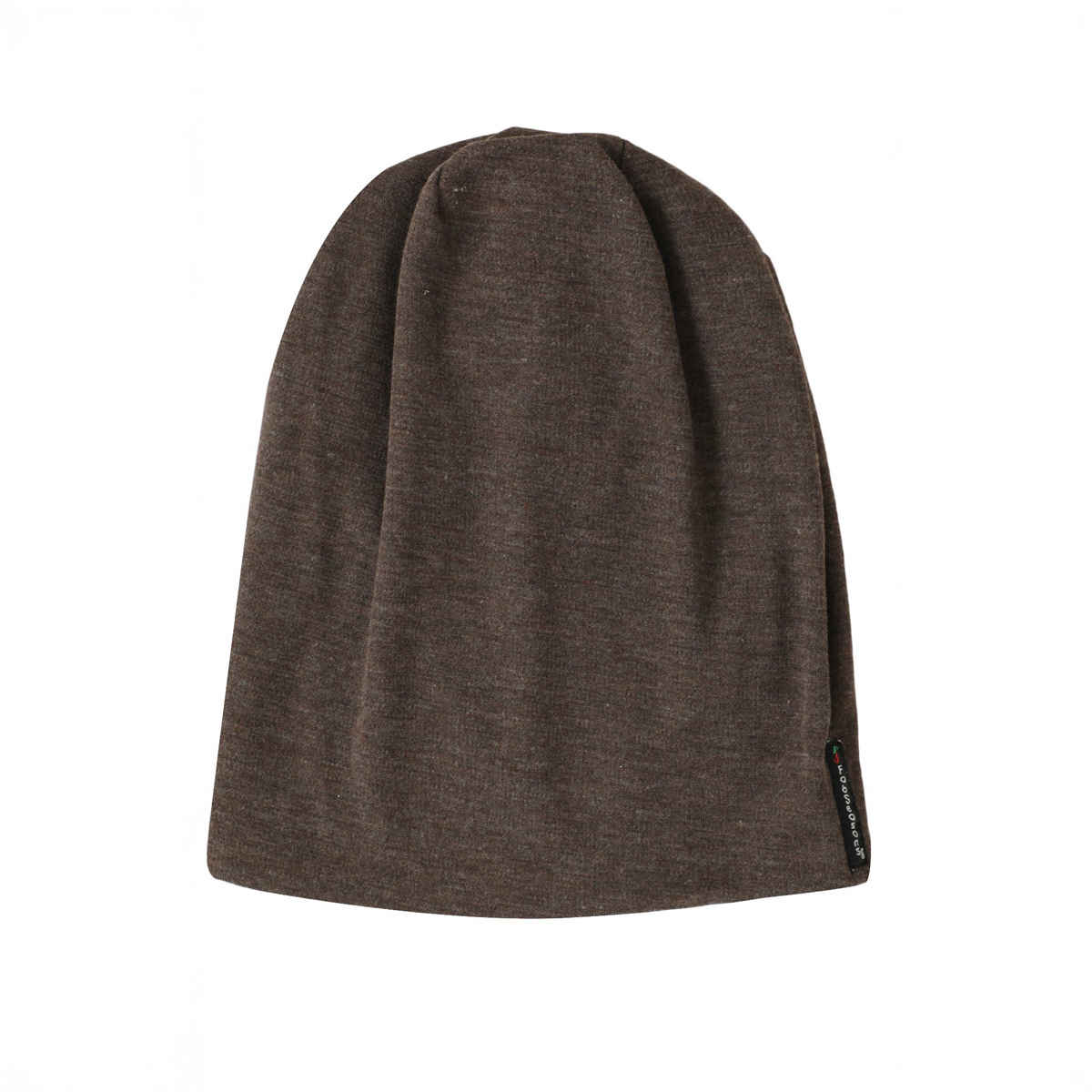 Fabseasons Brown Cotton Slouchy Beanie Skull Cap Season Can be used as a Helmet Cap too WC52 brown