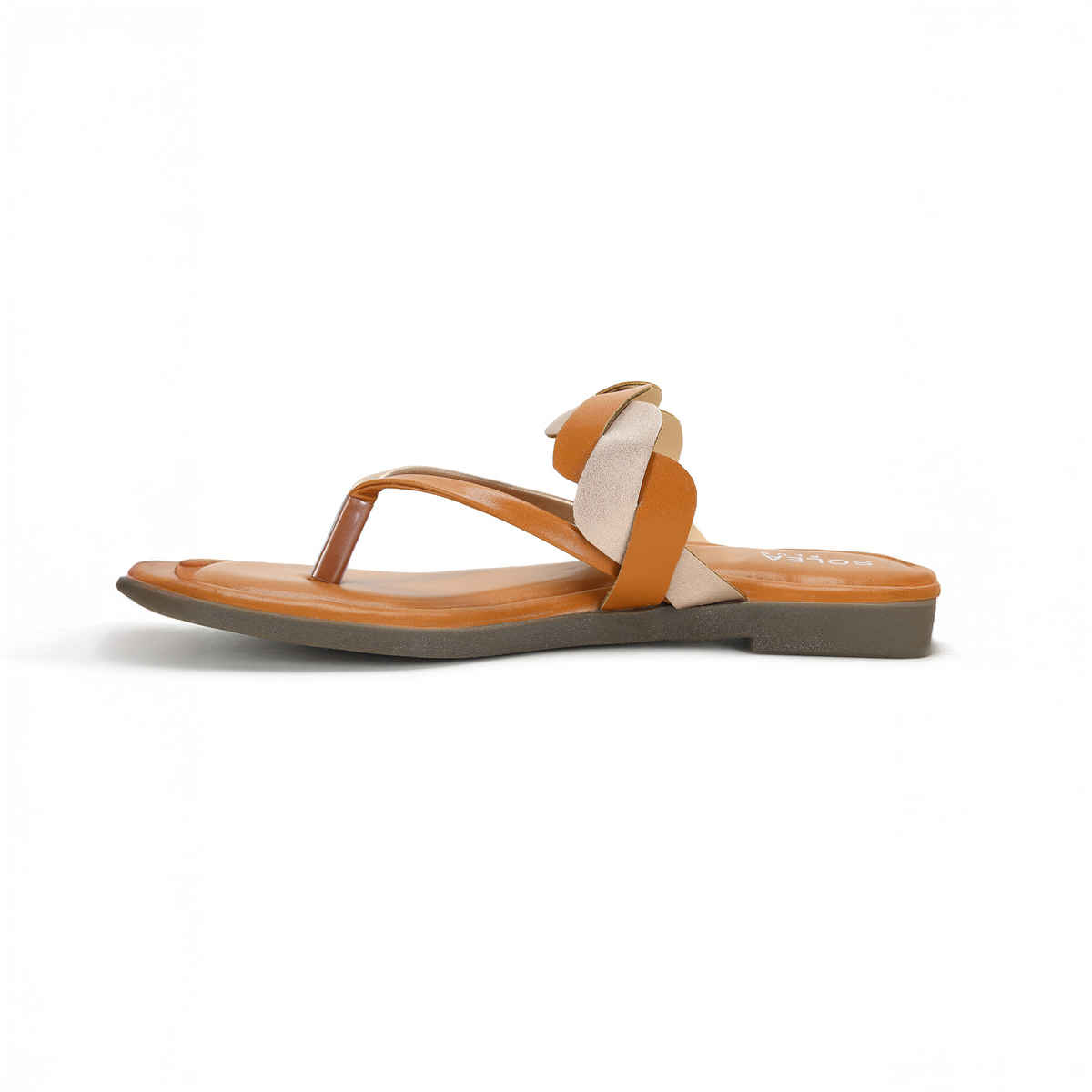 Paragon Women's Casual Sandals With Anti-Skid Sole & Sturdy Construction Brown - 4