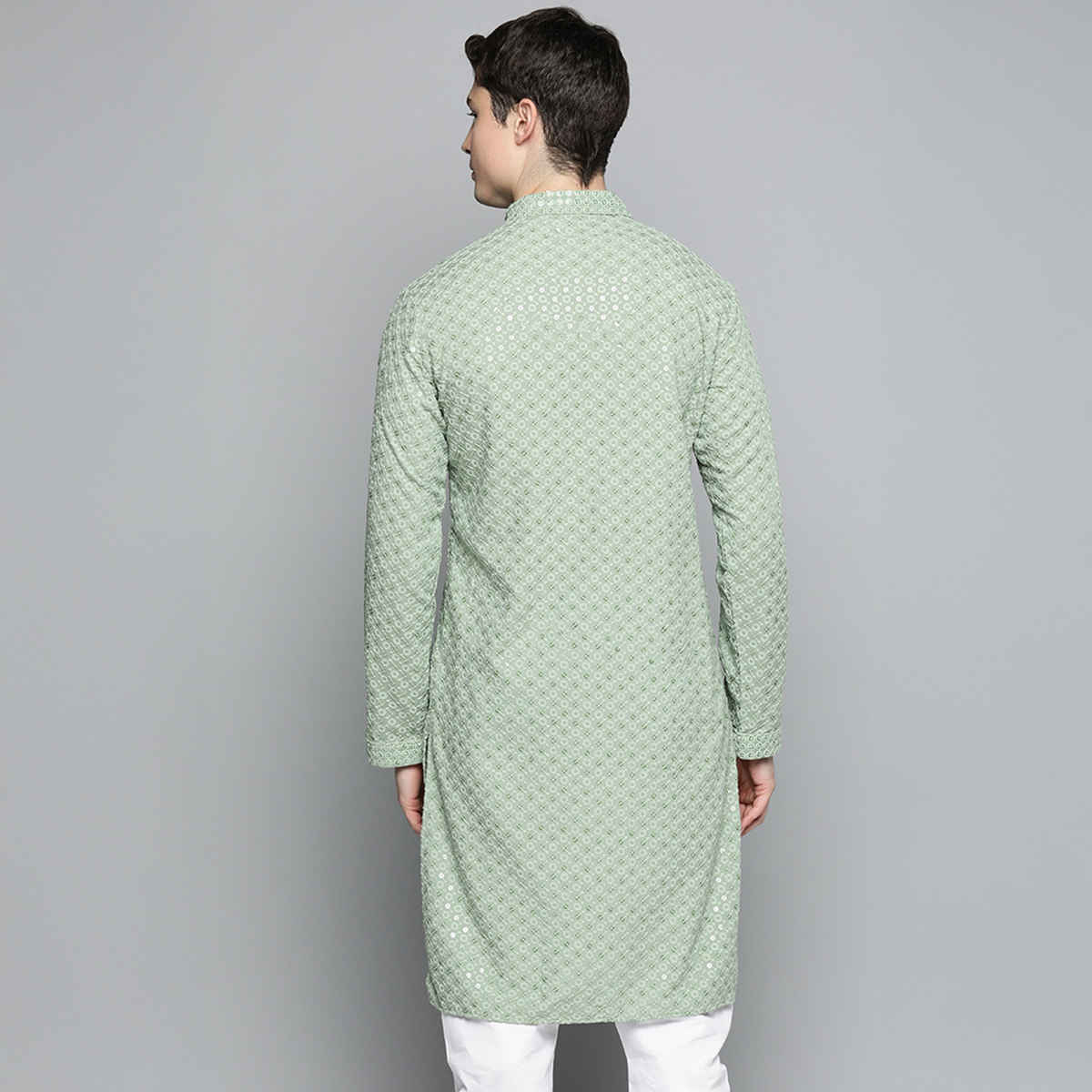 Jompers Men Kurta Only Ko 678Pista L