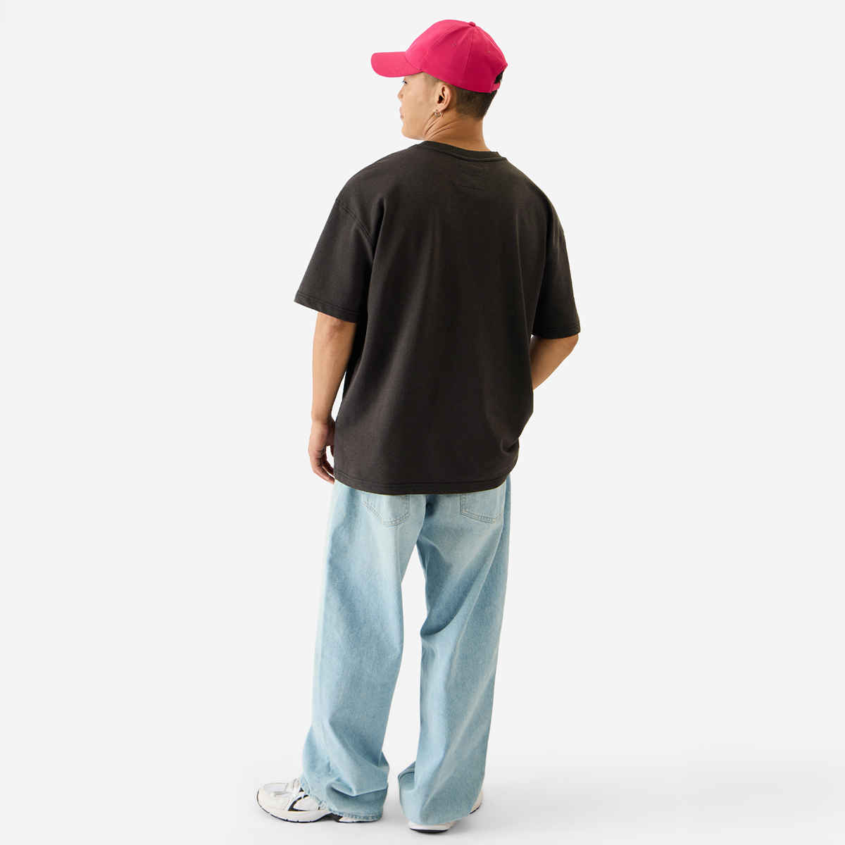 The Souled Store TSS Originals - Stitch Oversized T-shirts | Grey | M