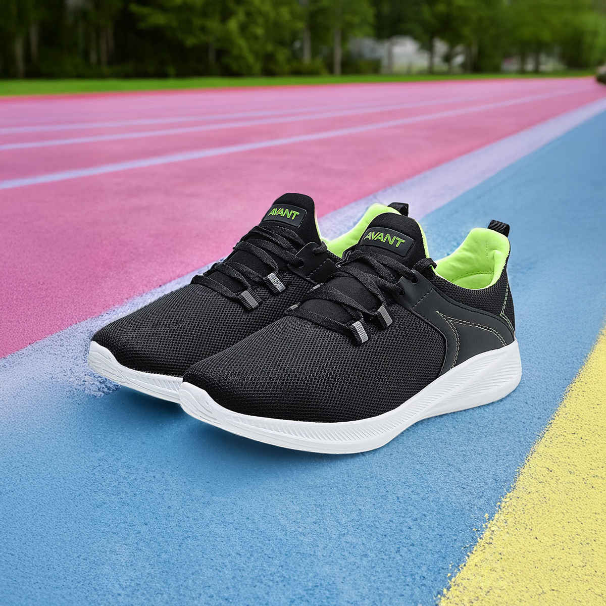 Avant Men's UltraFlex Walking Shoes | Black - UK 8