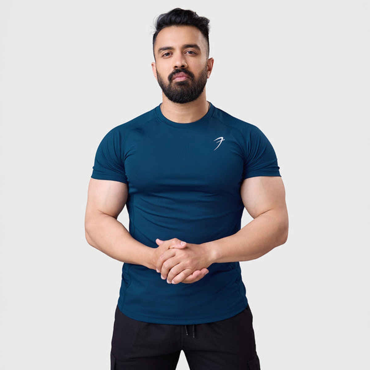 Fuaark Men's Performance GYM T-shirt | Teal - M