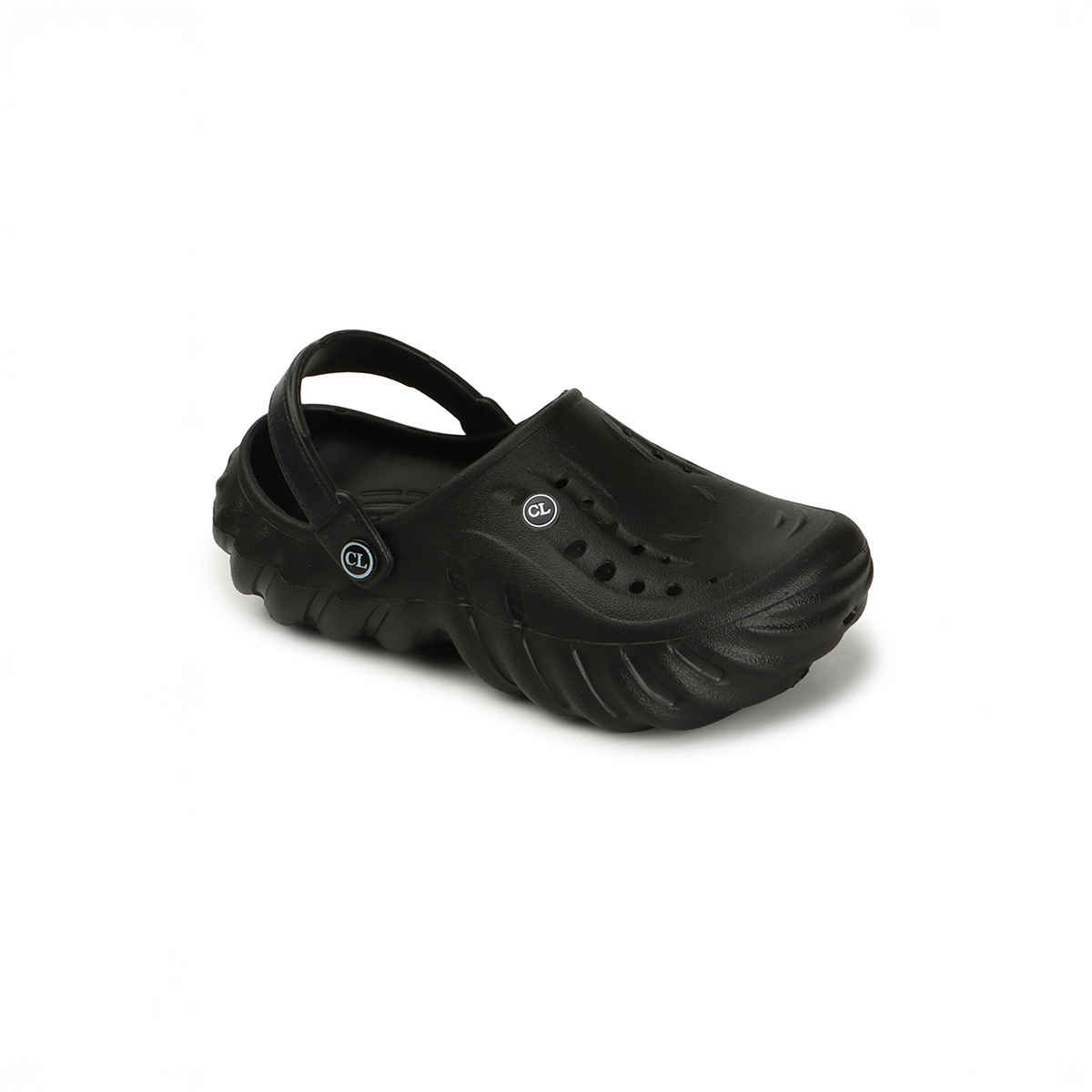 Carlton London Black Comfortable Men Clogs Shoes | UK 7