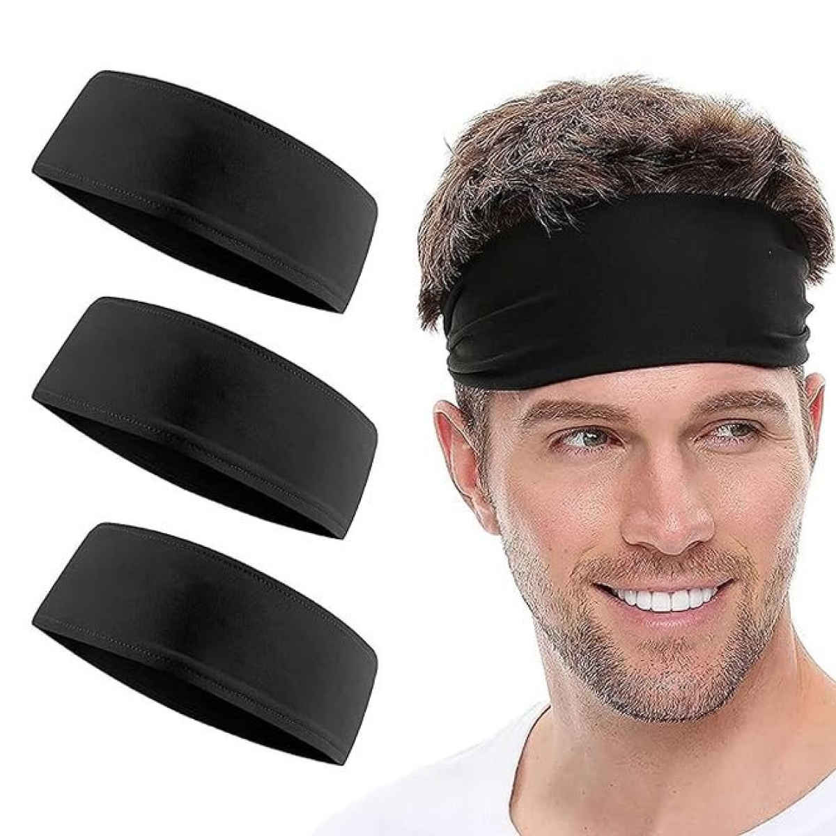 Boldfit Unisex Headband Strapless Sports Sweat Band for Gym