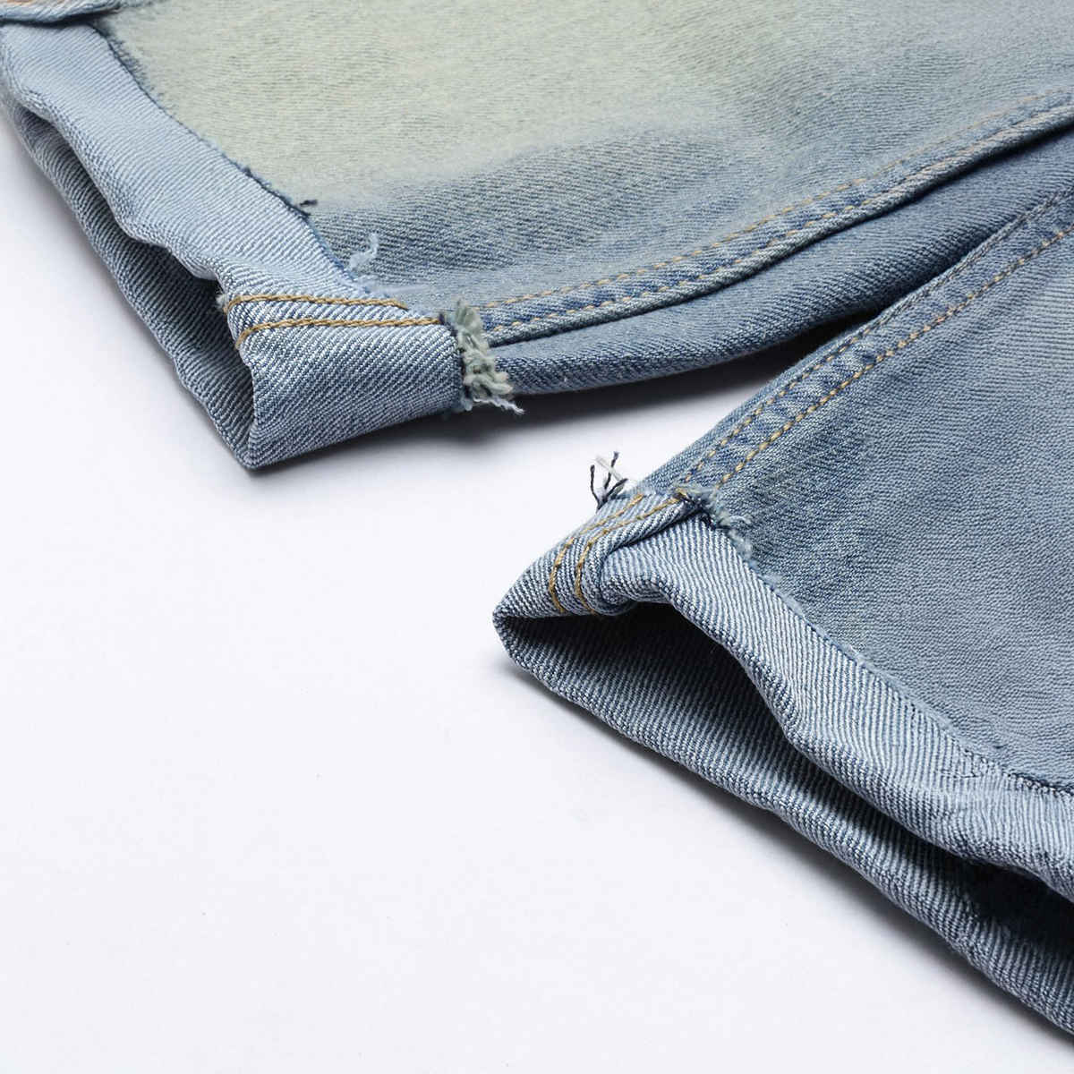 The Indian Garage Co Men's Slim Fit Solid Casual Shorts | Blue - 32