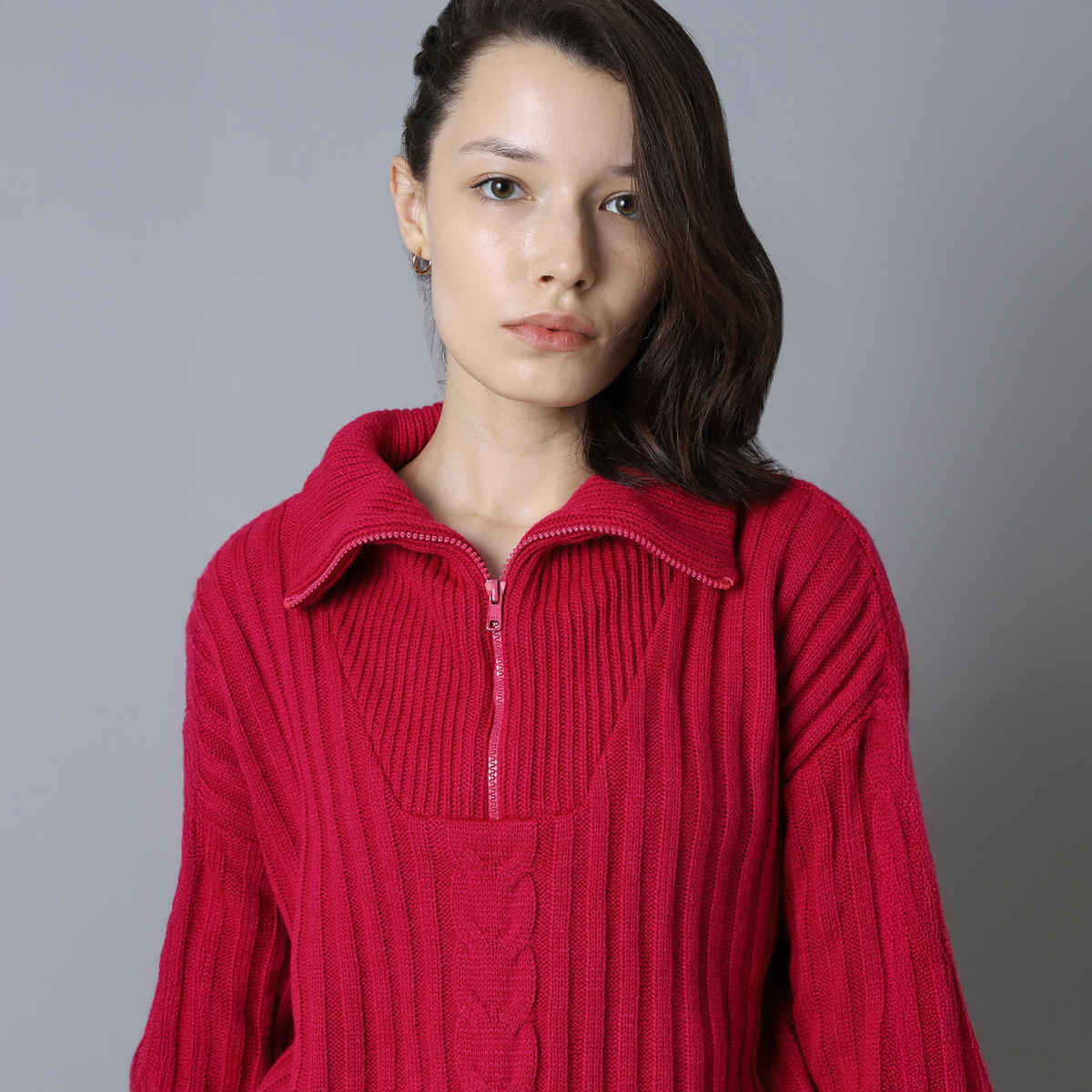 High Star Women's Sweater | Hot Pink - L