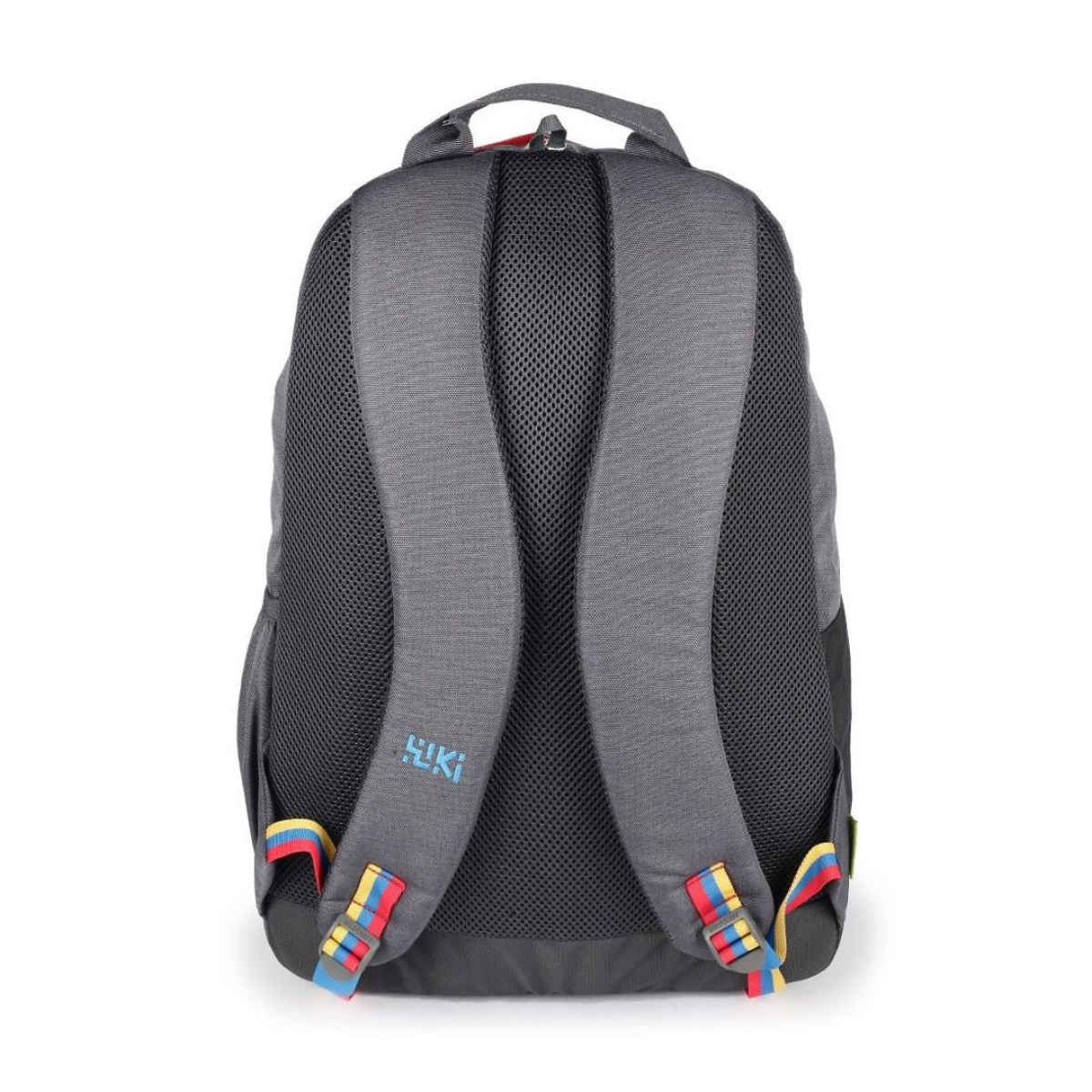 WiKi Unisex Polyester 29.5 L Backpack | Black and Grey - L
