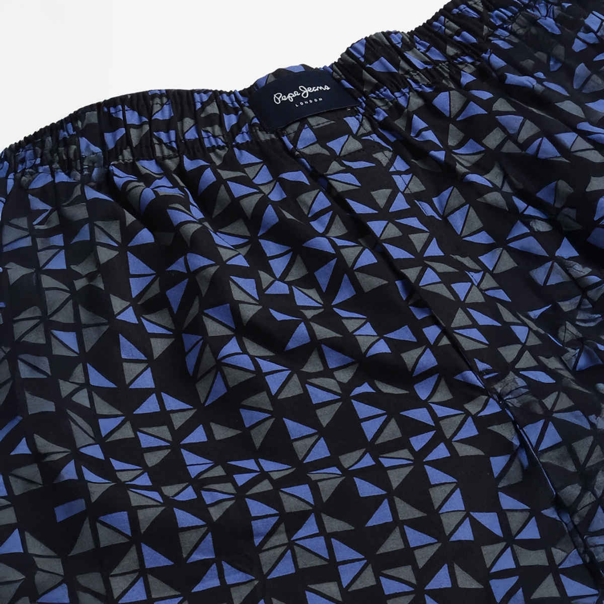 Pepe Jeans Mens Black AOP-3 100 % Printed Cotton Boxer - Pack of 1 (S) Comfort Fit, Soft Fabric