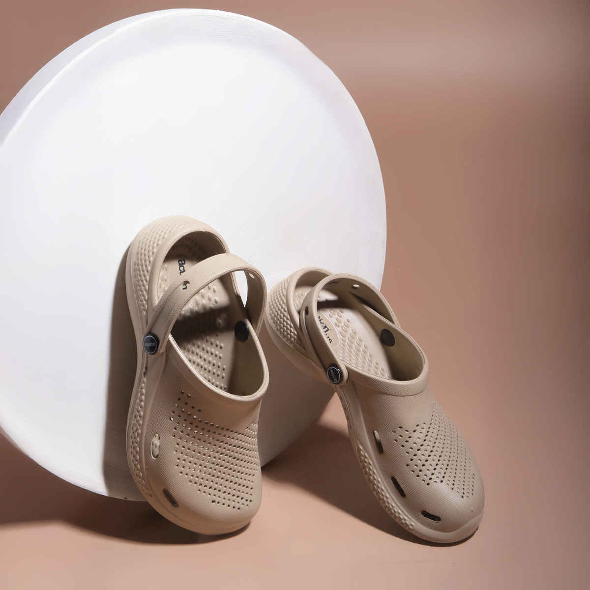 Action Women's Ontc-17 Ultra Lightweight Clogs | Trendy Colors | Air Pass Upper | Beige - UK 7