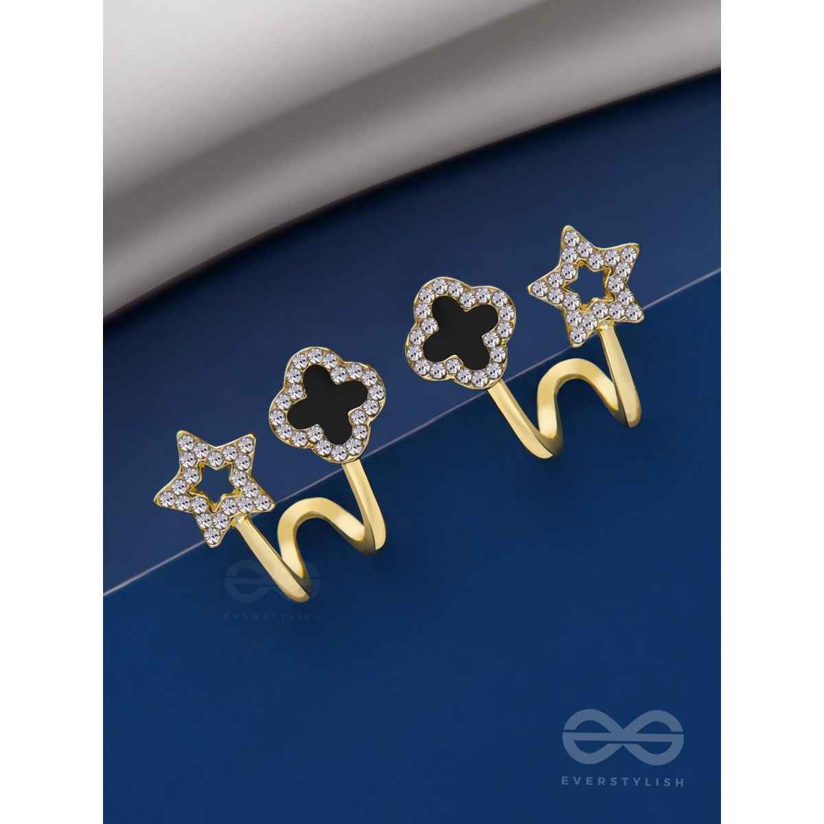 Everstylish Make a Wish - Stud Earrings | Black