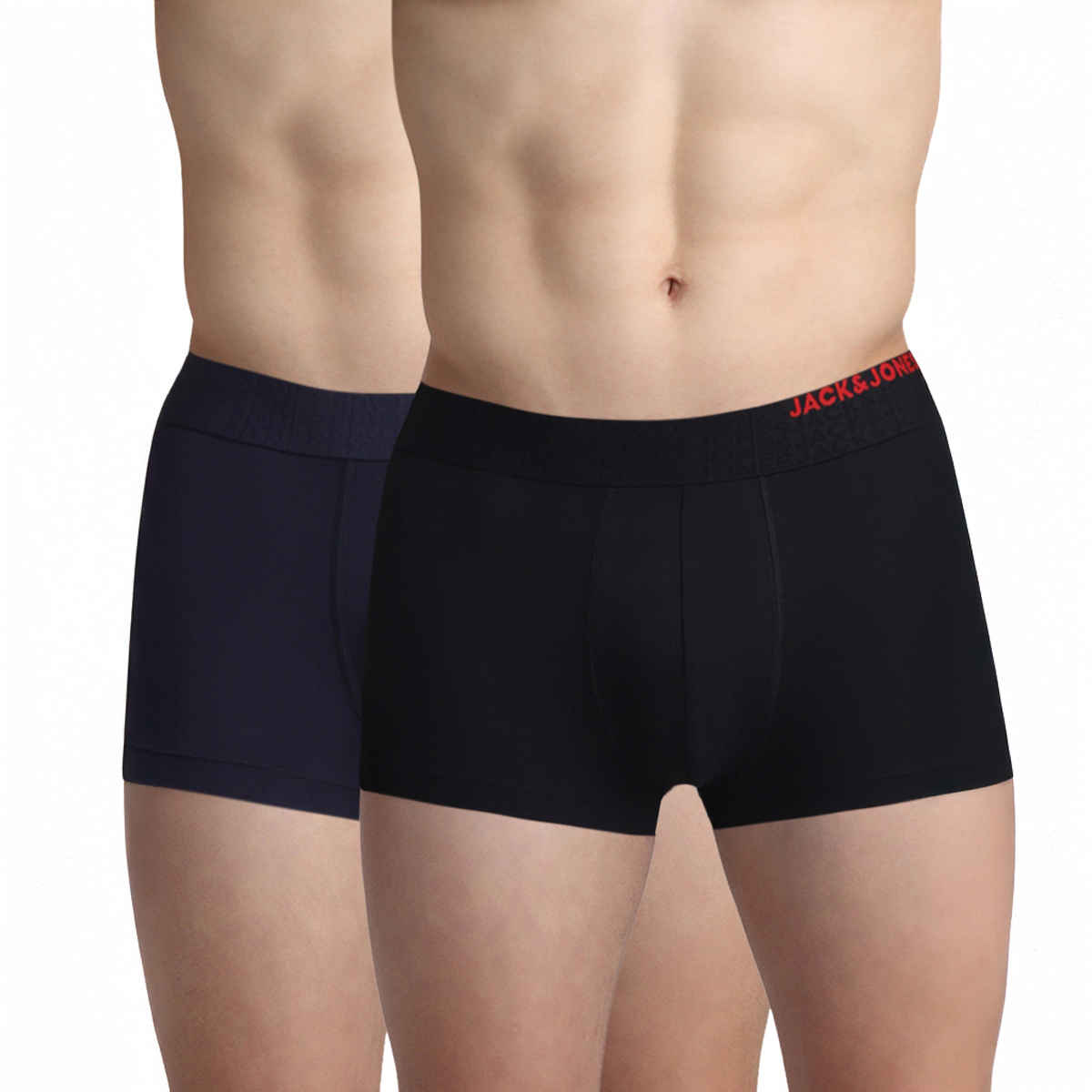 JACK & JONES Men's Grant Trunk | Pack of 2 | Black - XL