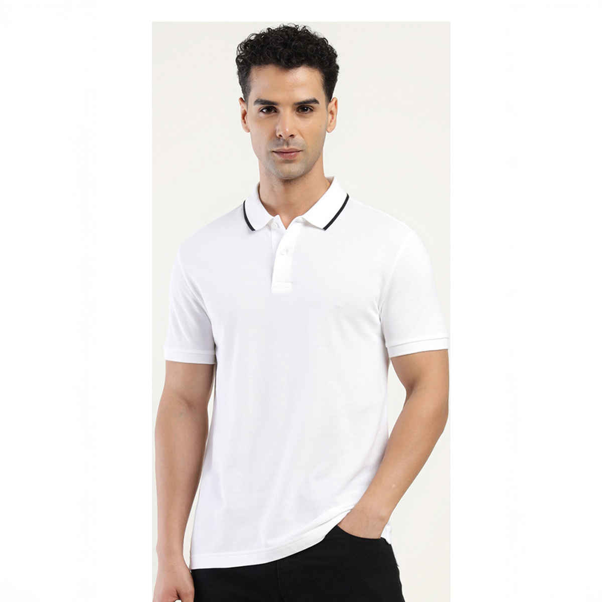 Levi's Men's 100% BCI Cotton Polo T-shirt | White - L