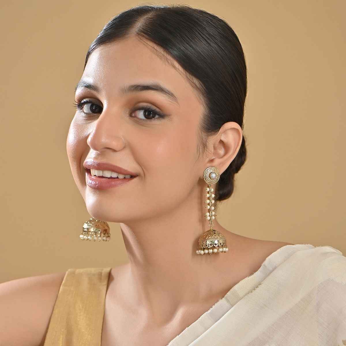 Fida Divine Dome Bells Jhumka Earrings