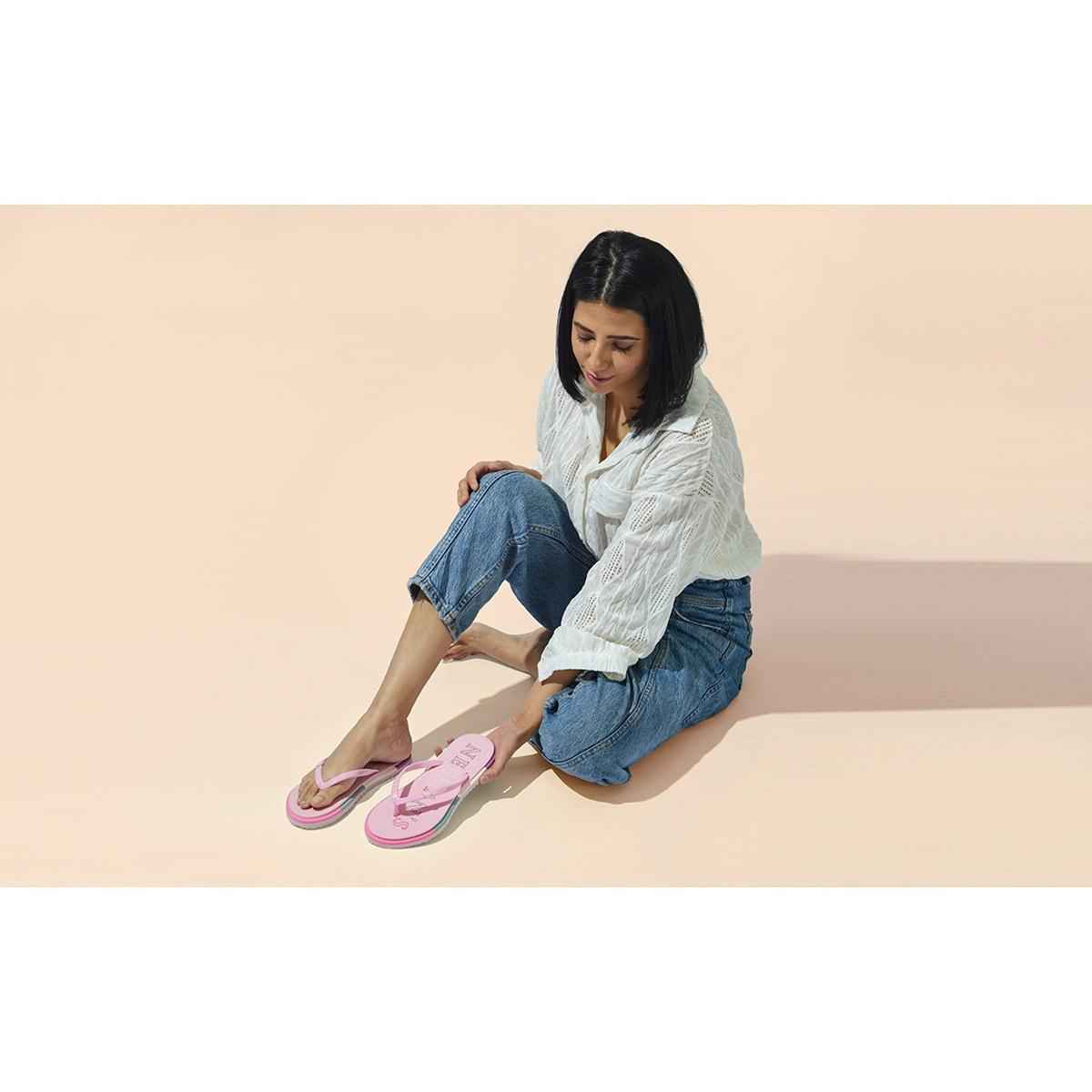 Neeman's Recreation Flips Women | Lt Pink | Size- 4