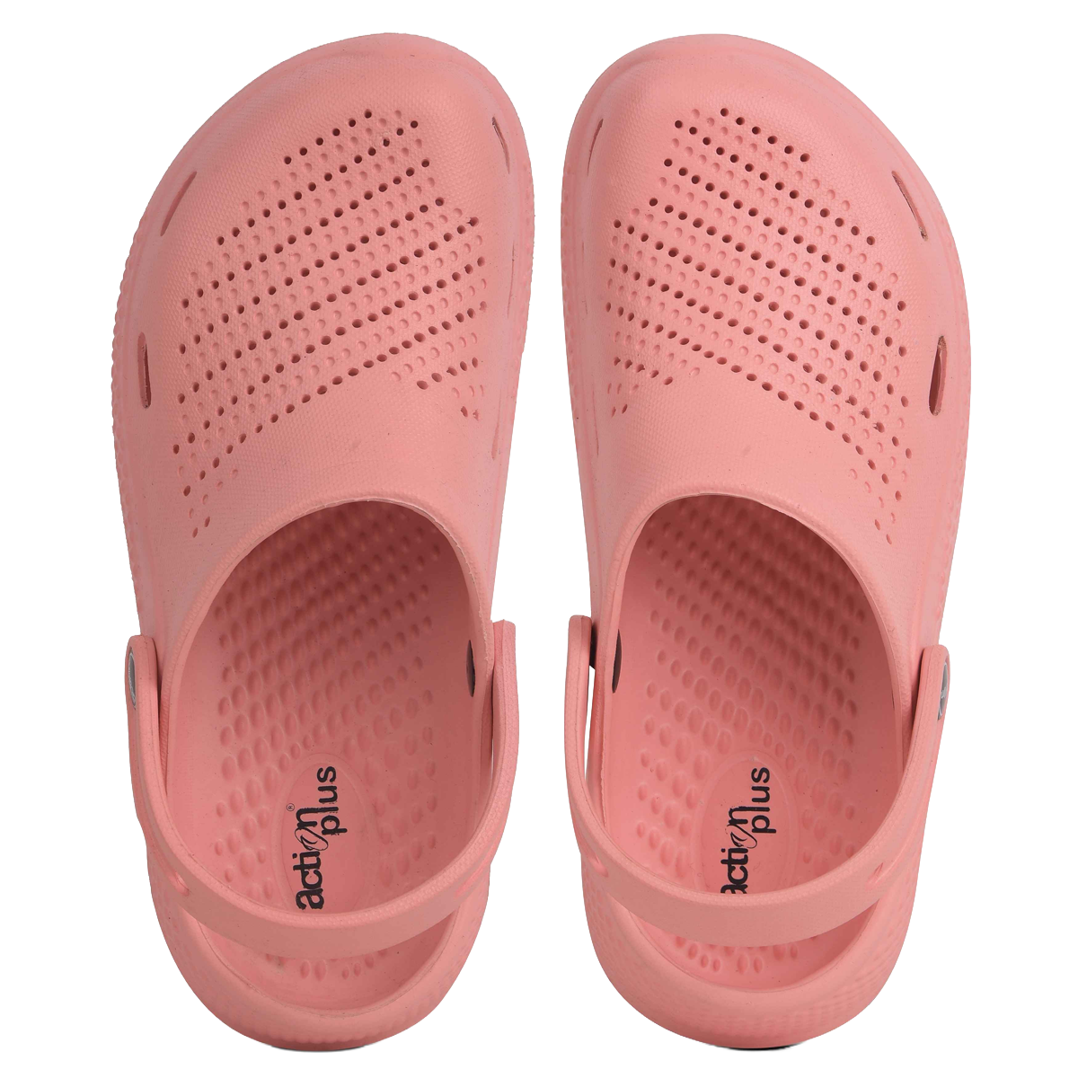 Action Women's Ontc-17 Ultra Lightweight Clogs | Trendy Colors | Air Pass Upper | Peach - UK 5