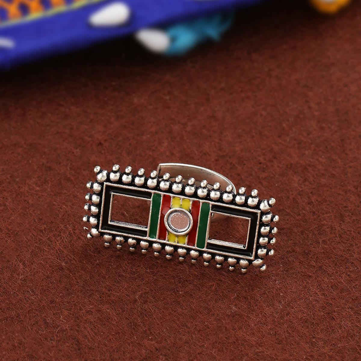 Voylla Rabaari Ethnic Statement Ring