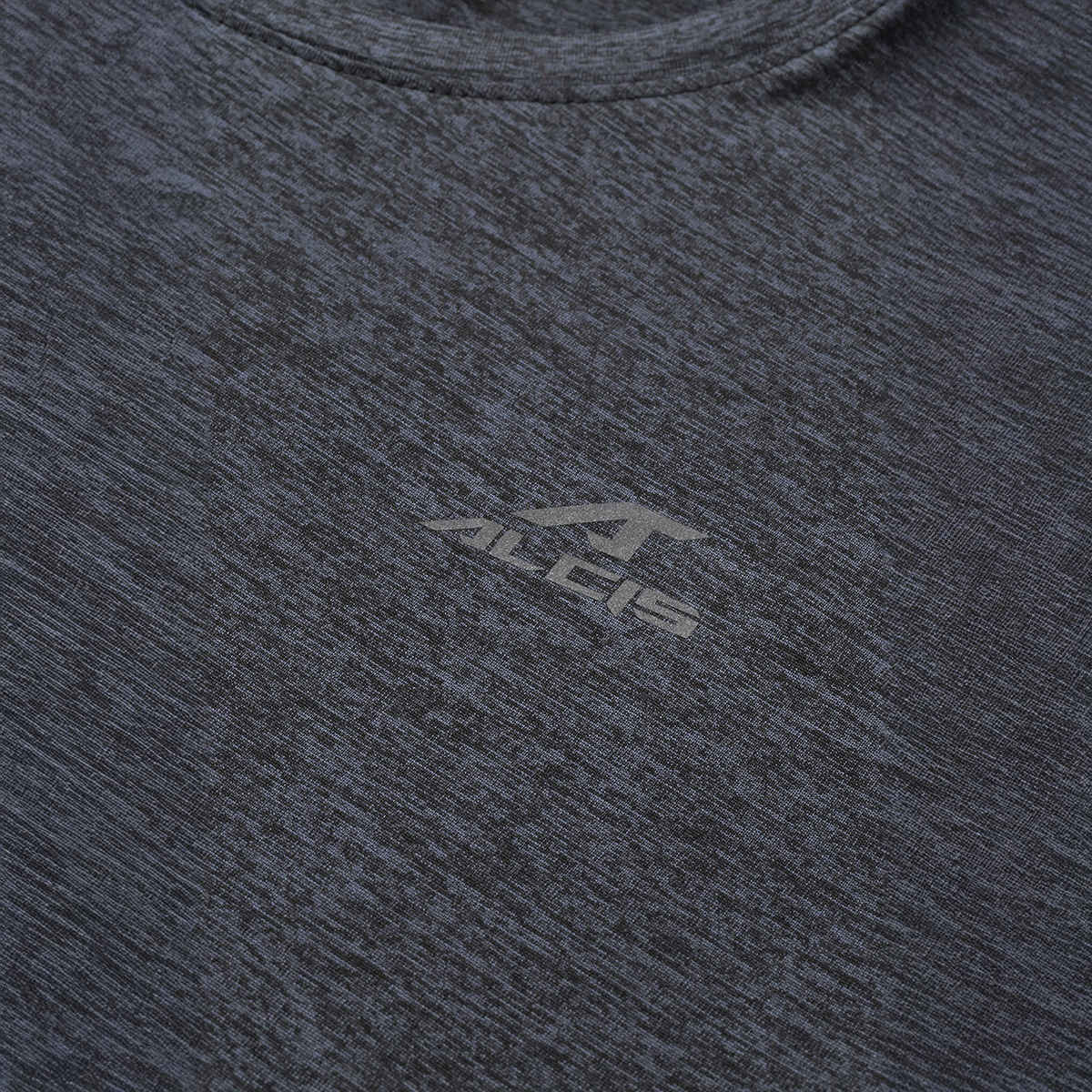 Alcis Men's Round Neck Tee | Black - M