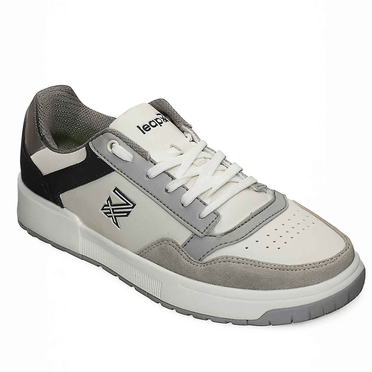 Liberty Apparel Men's Leap7X Amazer-10E Sporty Casual Sneaker | White - UK 8