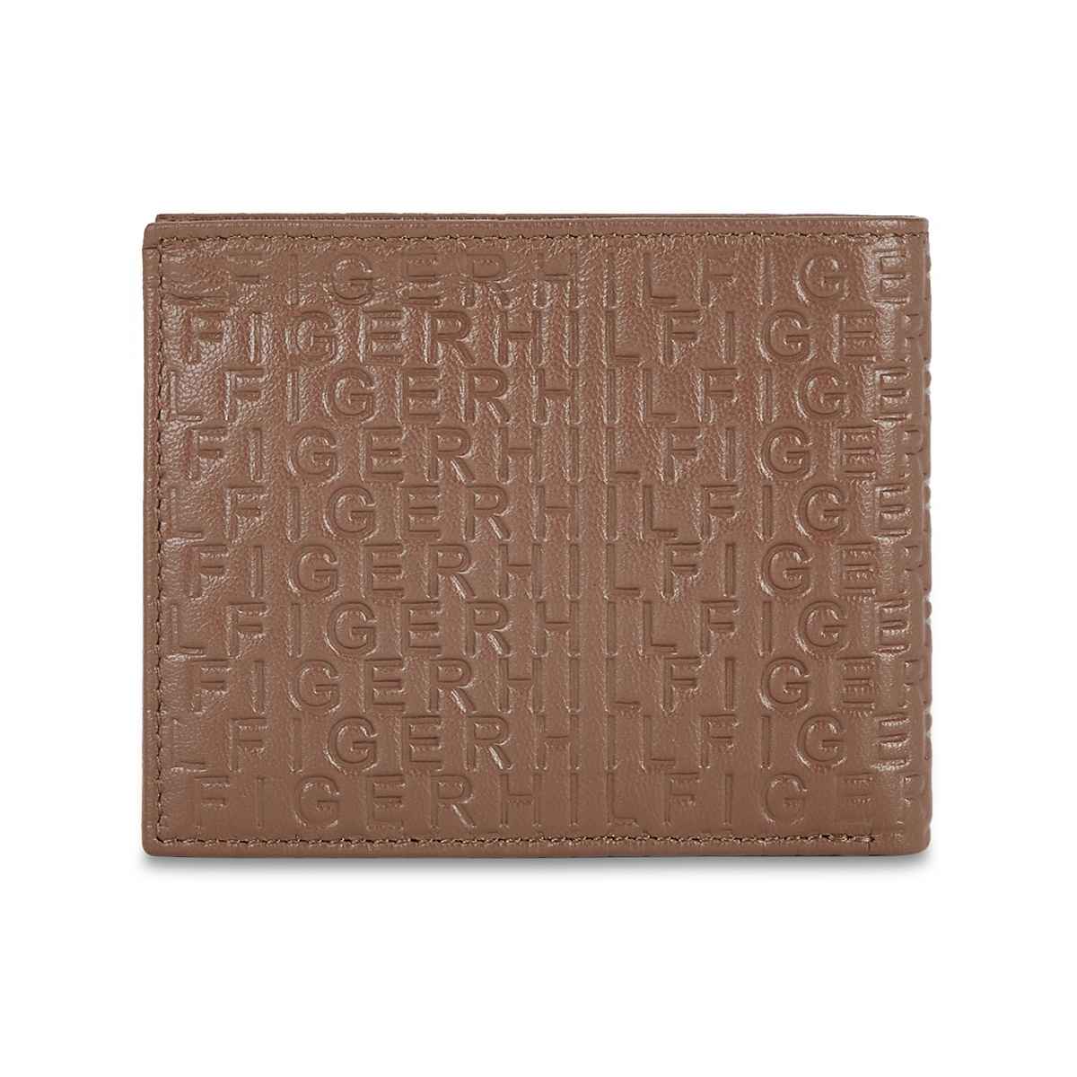 Tommy Hilfiger Men's Solid Leather Wallets | Brown | Free Size