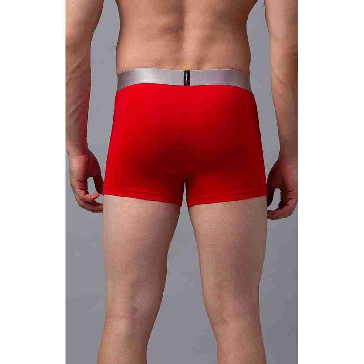 Underjeans by Spykar Mens Premium Red Trunk - S
