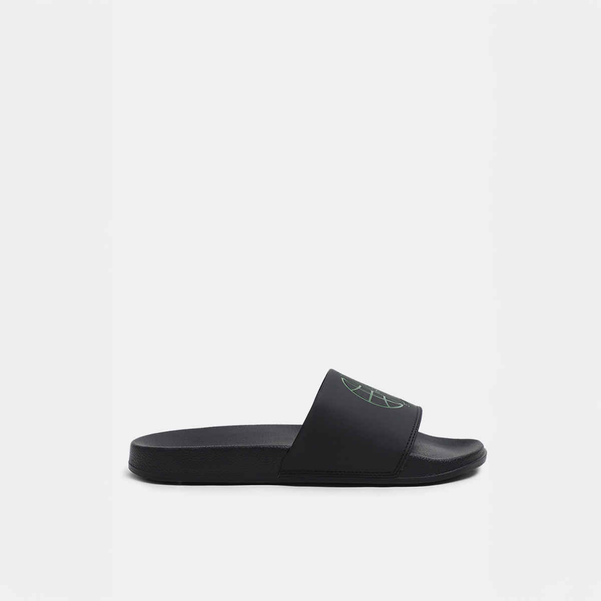 Jack & Jone Sizes Pool Sliders | Jet Black - 41