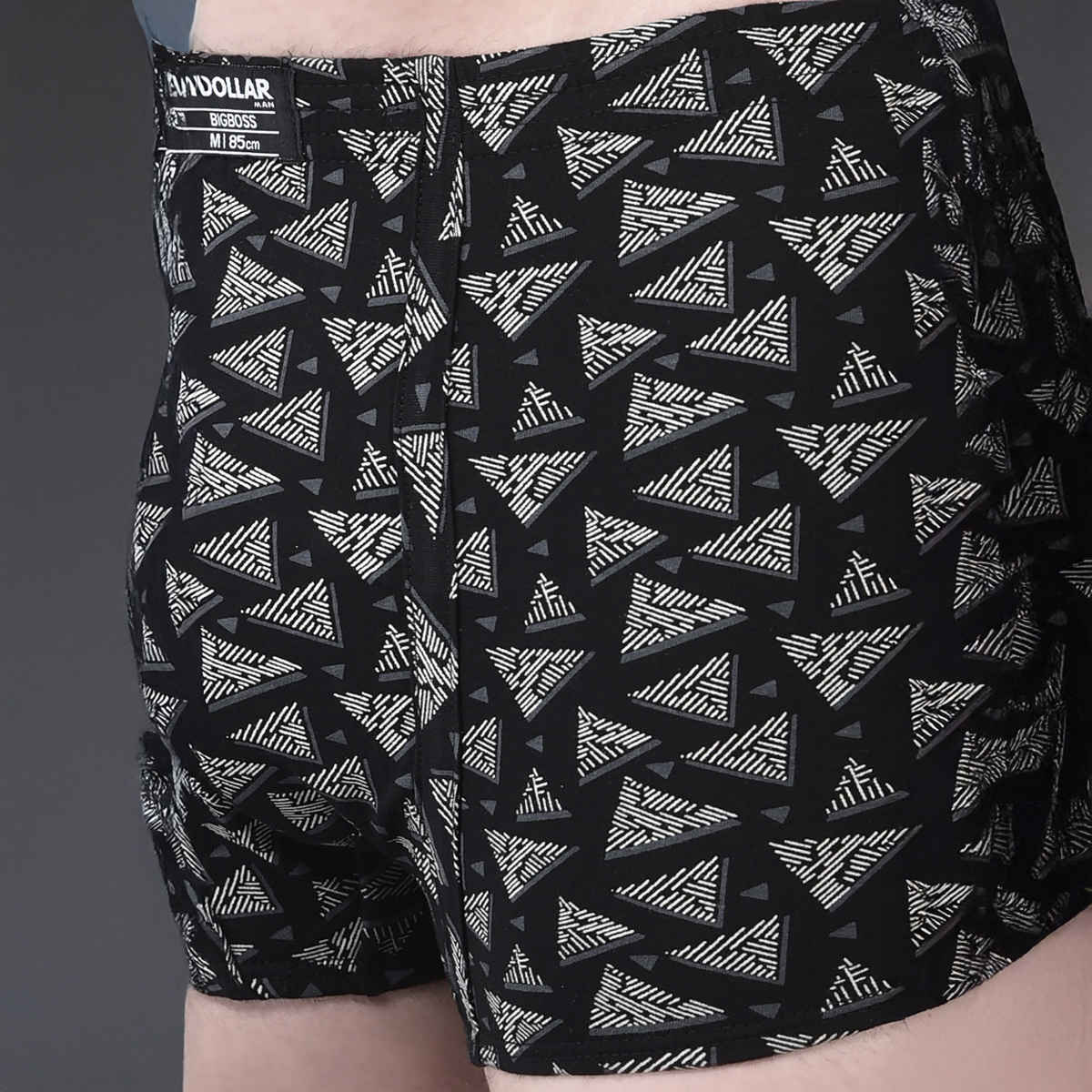 Dollar Bigboss Men's Soft Combed Cotton Printed Trunk | Pack Of 2 | Assorted - L