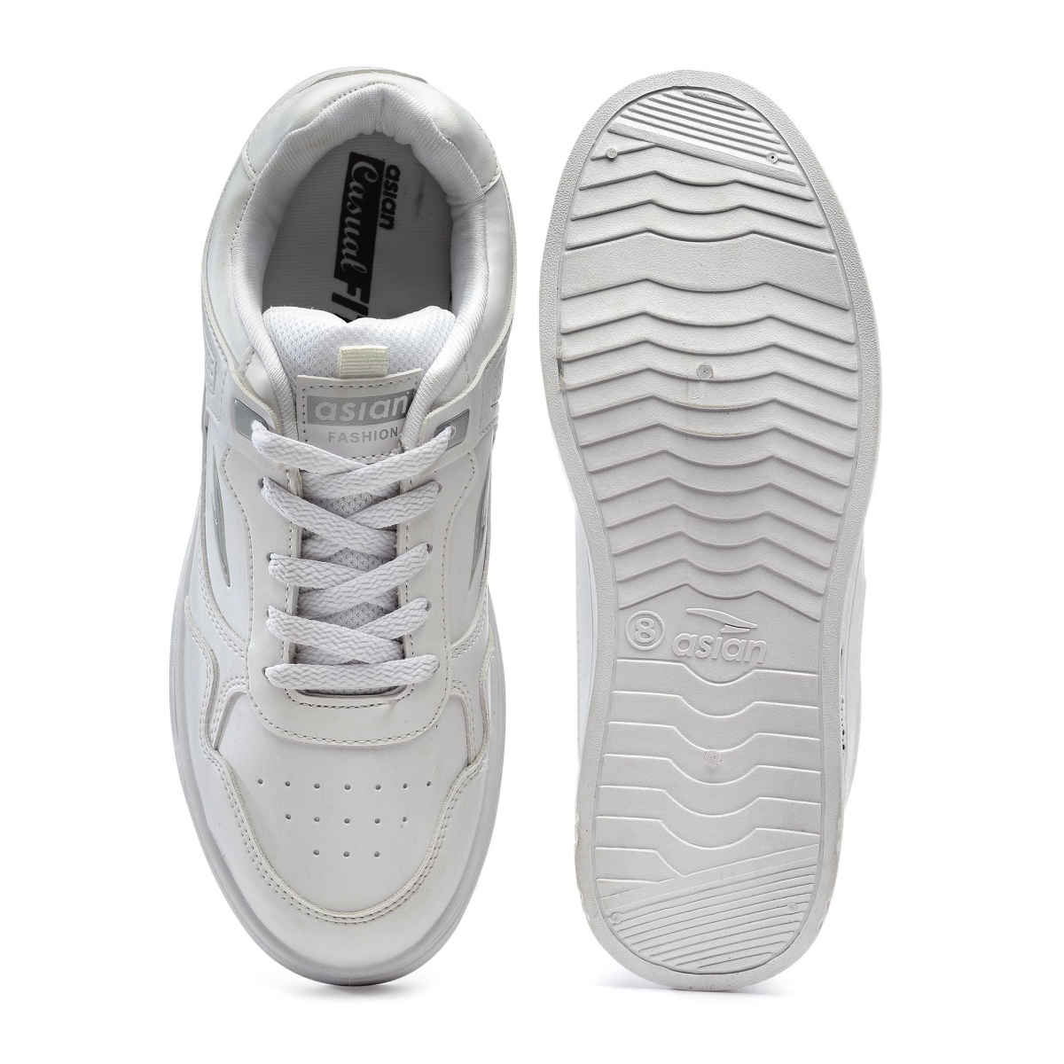 Asian Boston-01 Men Sneakers White (Size-8)
