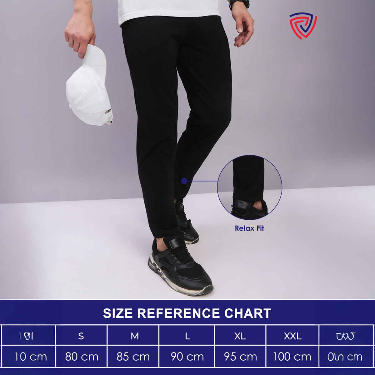Lux Cozi Men's All-Day Comfort Premium Track Pants with Pockets | Black - L