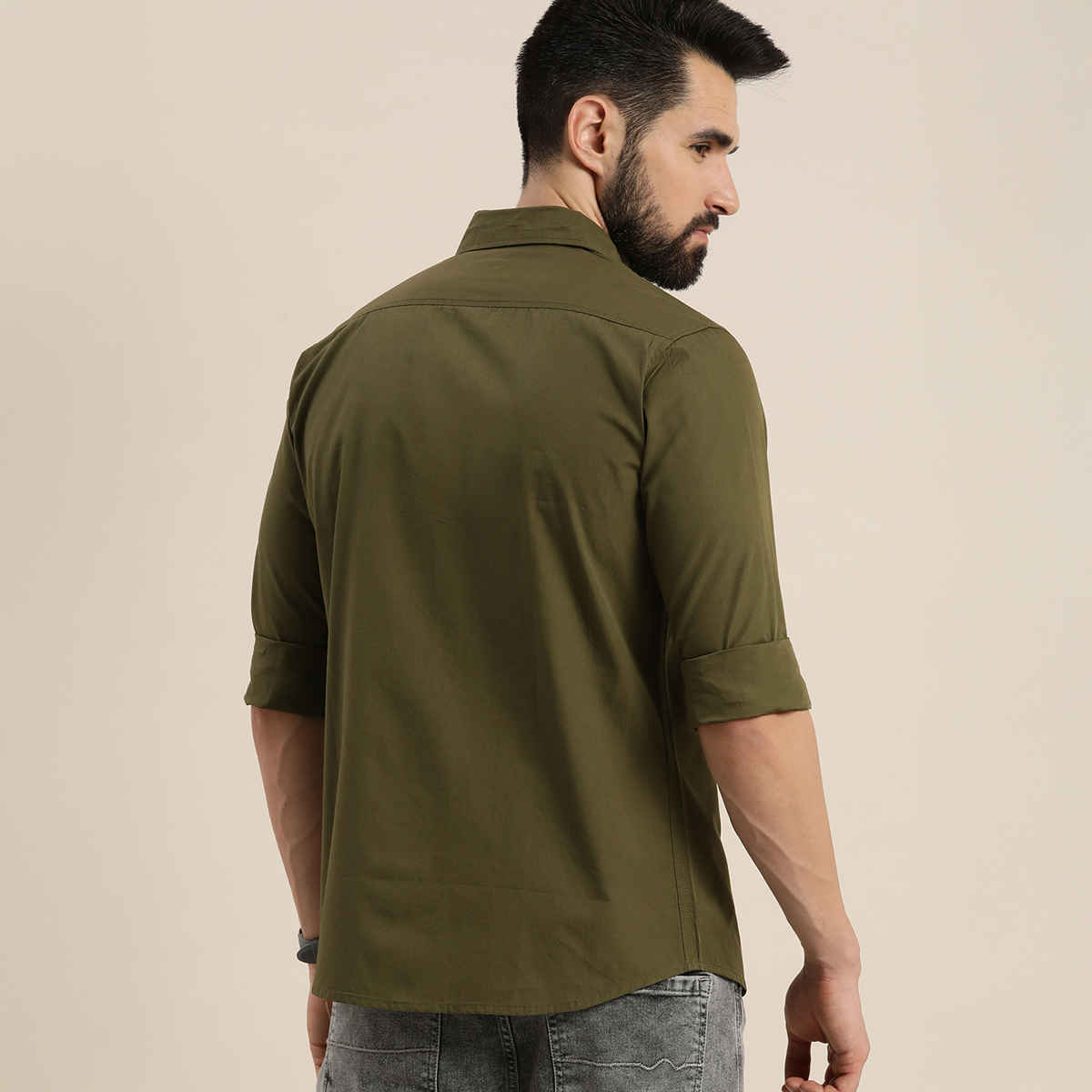 Dillinger Men's Shirt | DLMSRT001OGRN | Olive Green - L