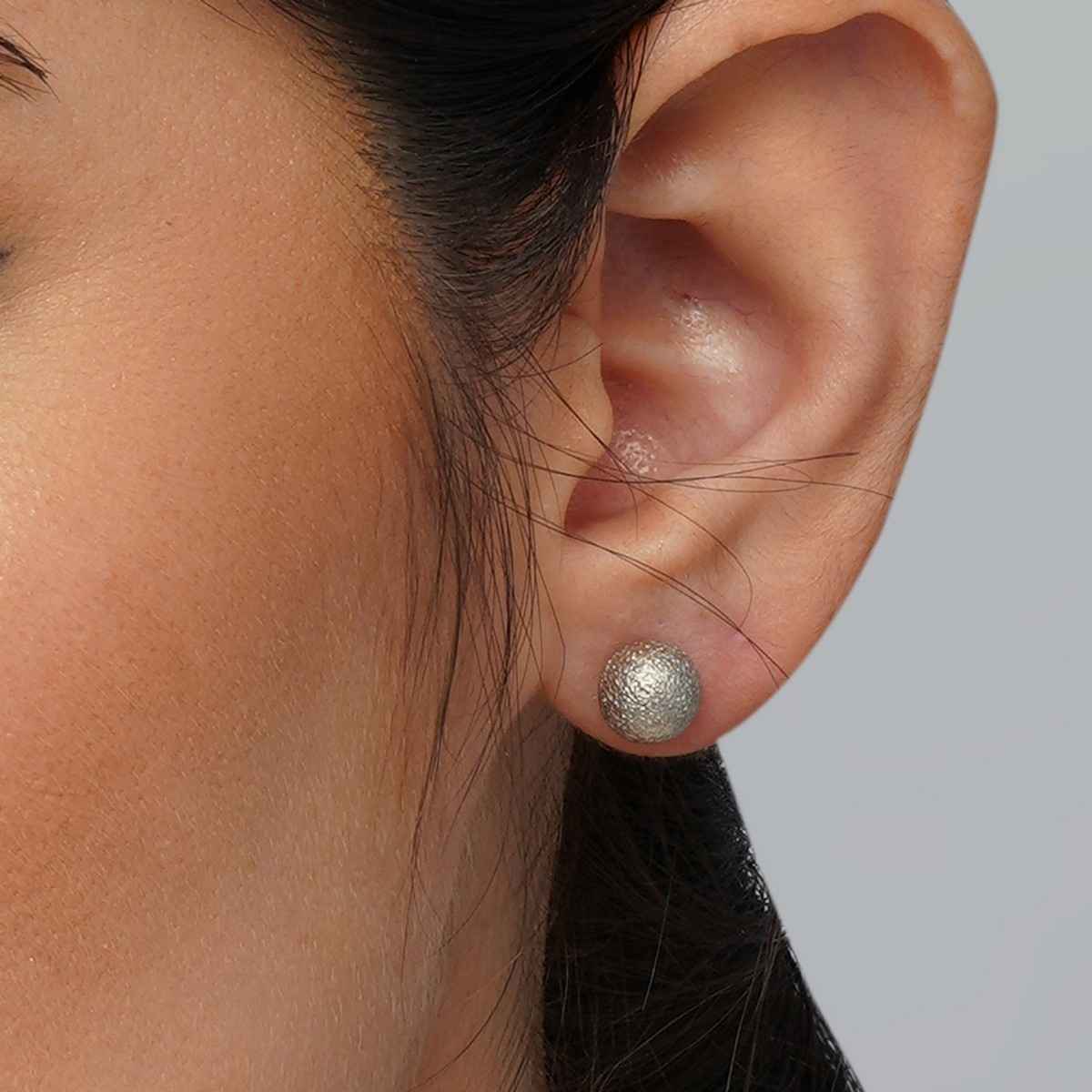 Fashion Frill Women's Stackable Earings Silver Regular