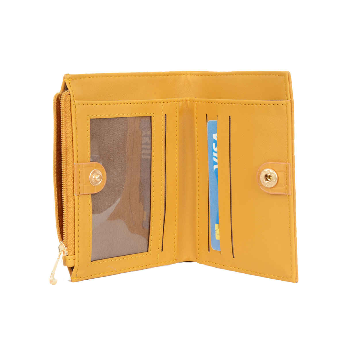 Baggit India Pvt Ltd | Women Small Yellow Two Fold Wallet