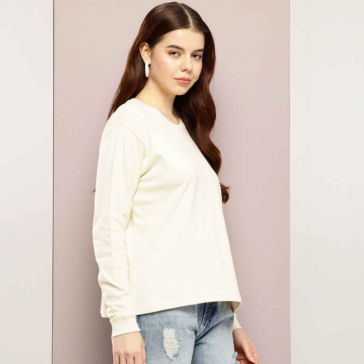 Dillinger Women's Boxy Fit Regular T-shirt | Off White - M
