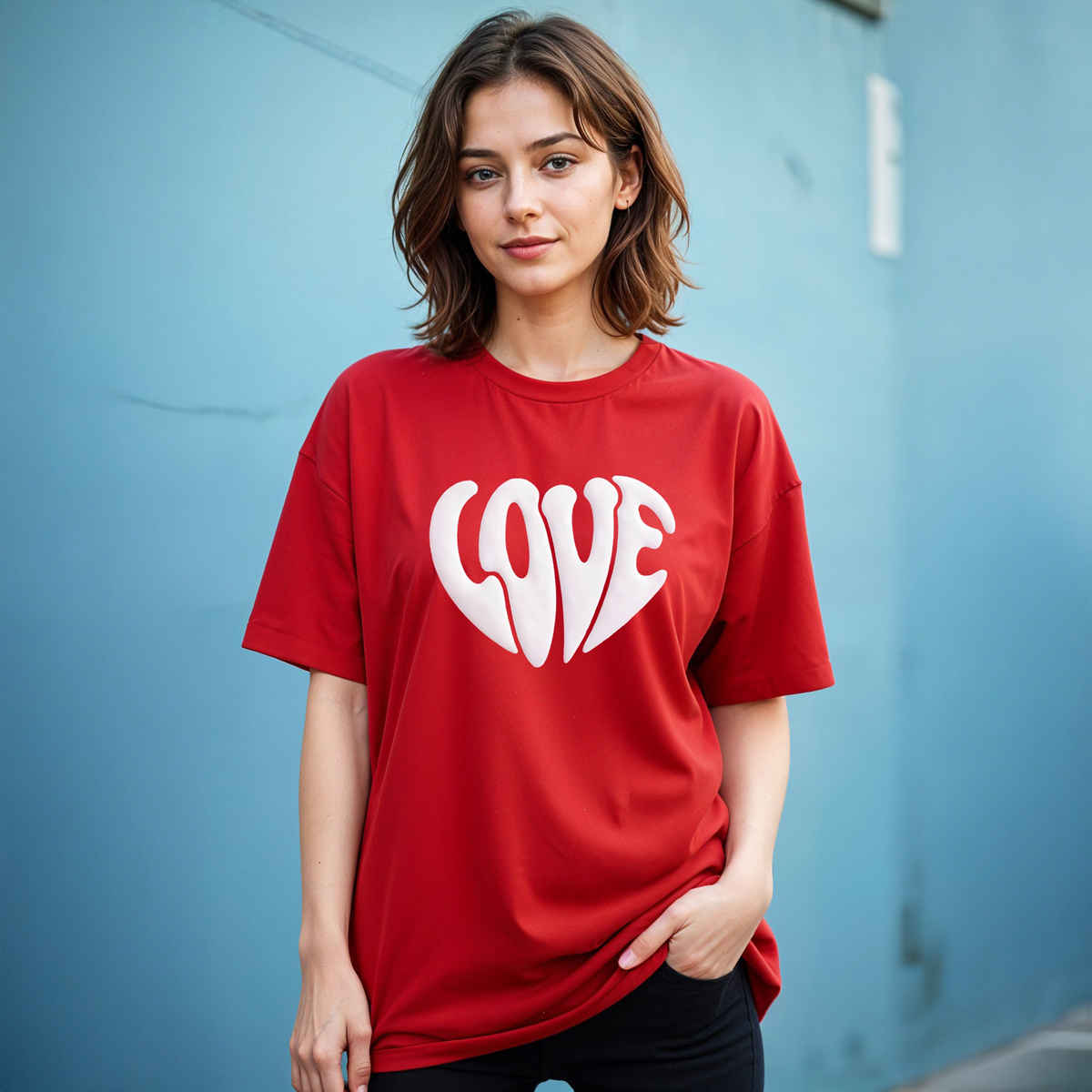 Smartees Valentines Women's Tshirt | Red | XL