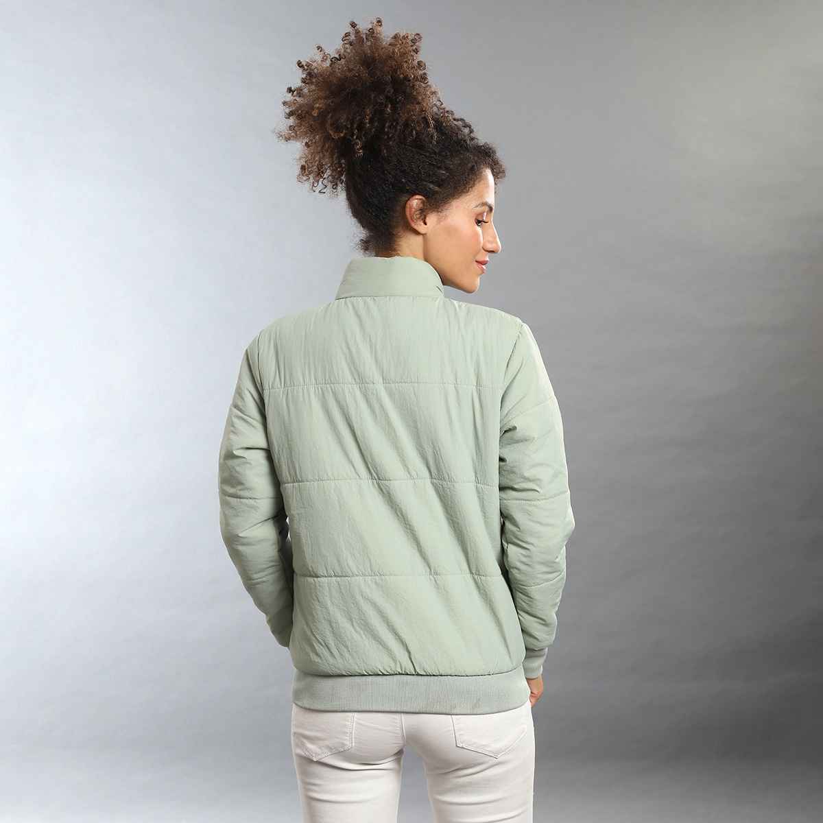 Campus Sutra Women's Jacket | Grey - S