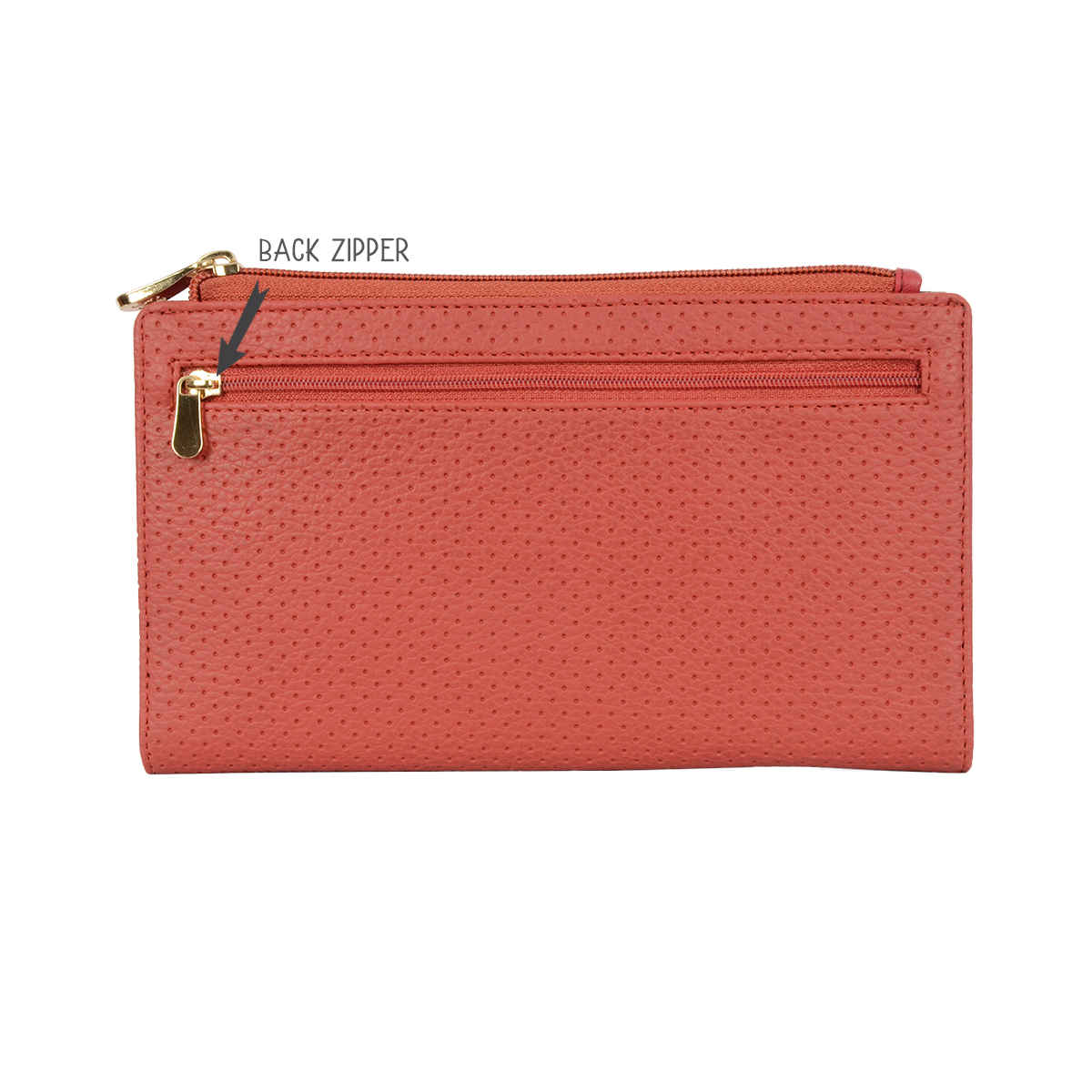 Baggit India Pvt Ltd | Women Large Red Two Fold Wallet