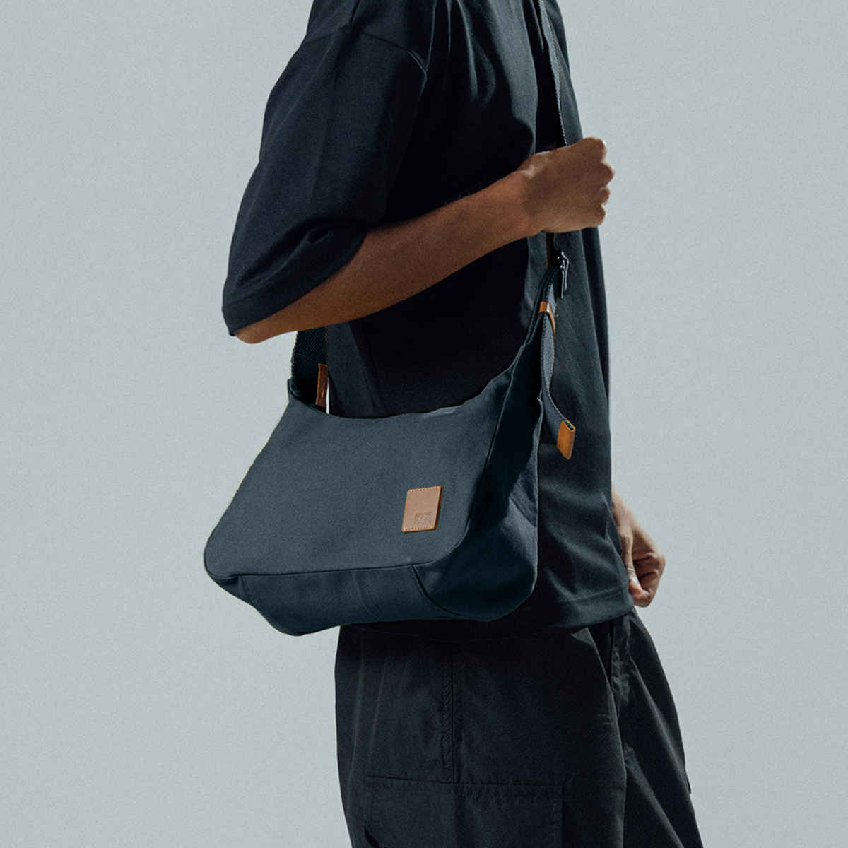 Daily Objects March Crossbody Sling Bag| Slip pocket & External Back Pocket| Blue