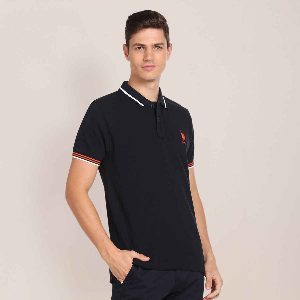 U.S. Polo Assn. | Polo Shirts | M | Pack Of 1 | Navy