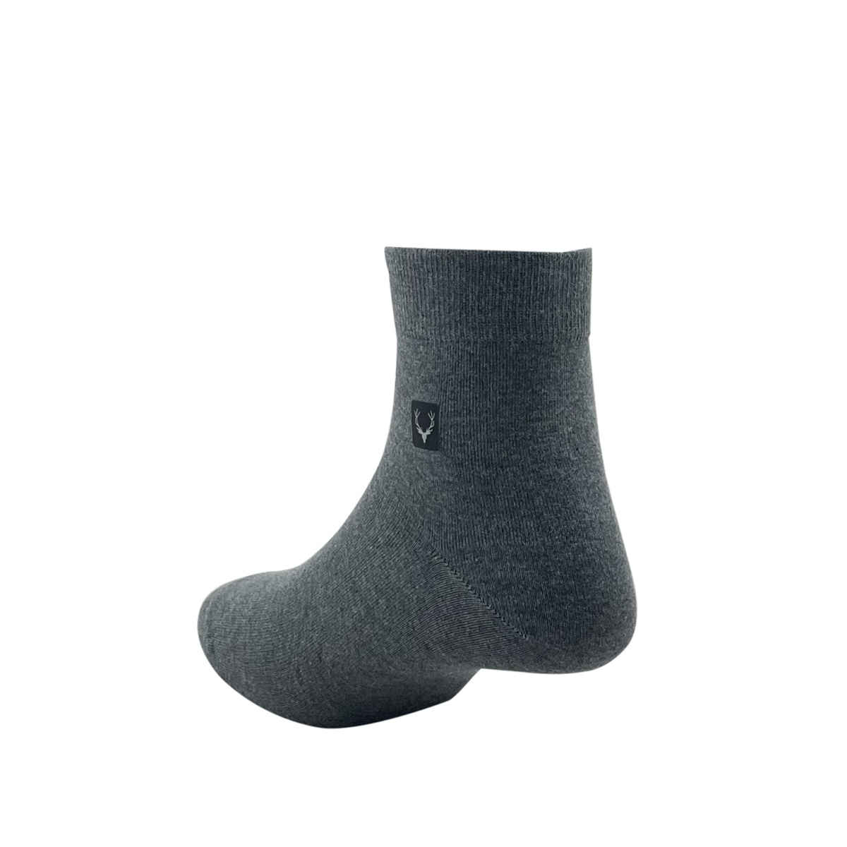 Allen Solly Men's Cotton Quarter Crew Plain Socks - Anthra Melange
