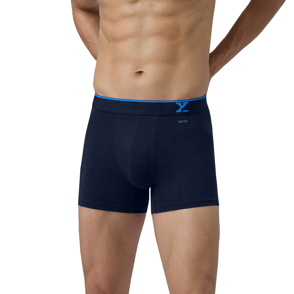 XYXX Men's Traq Cotton Solid Trunks, Midnight Blue| XL