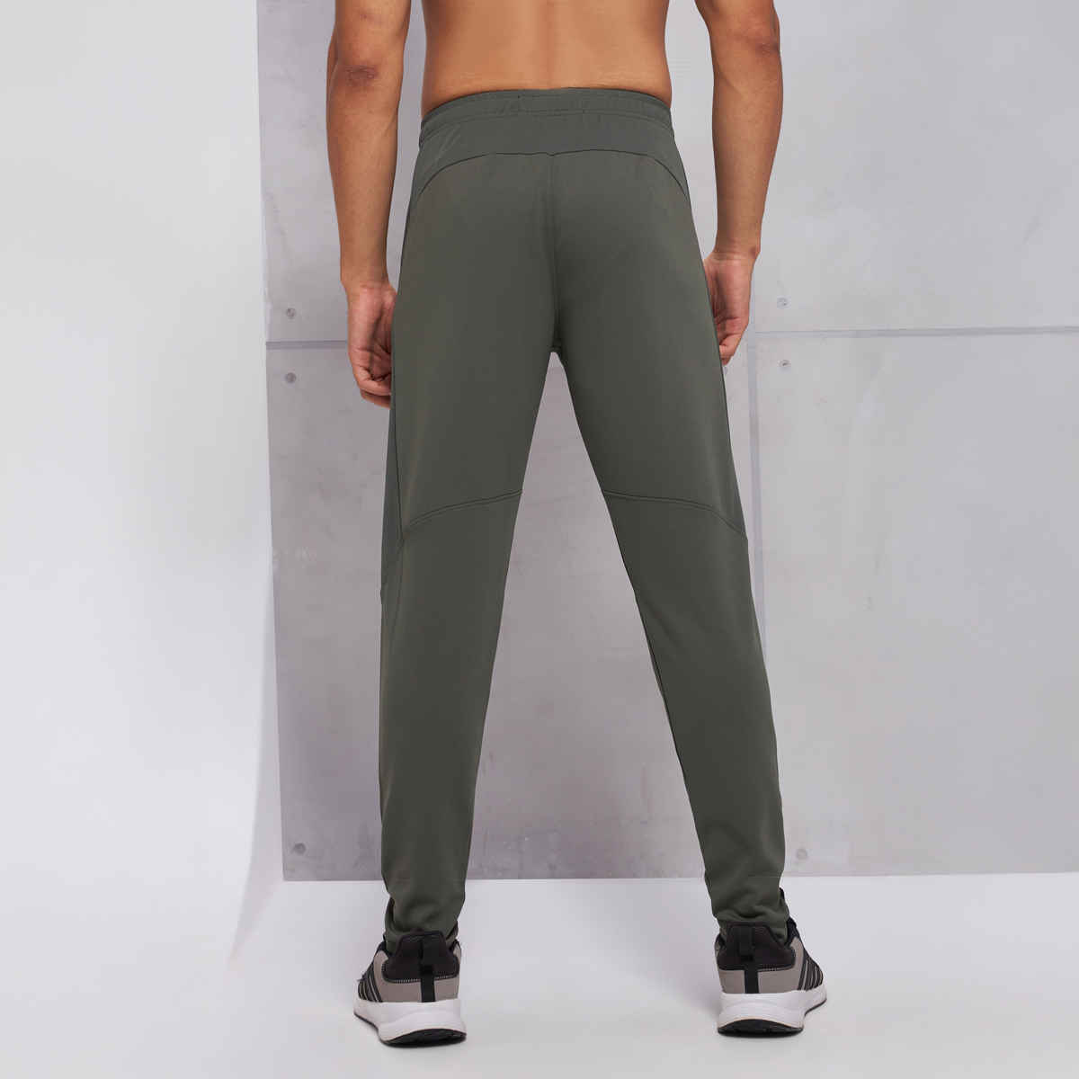 Technosport Men Poly Solid Slim Fit Sports Trackpants with TECHNO DRY | Beetle | XXL