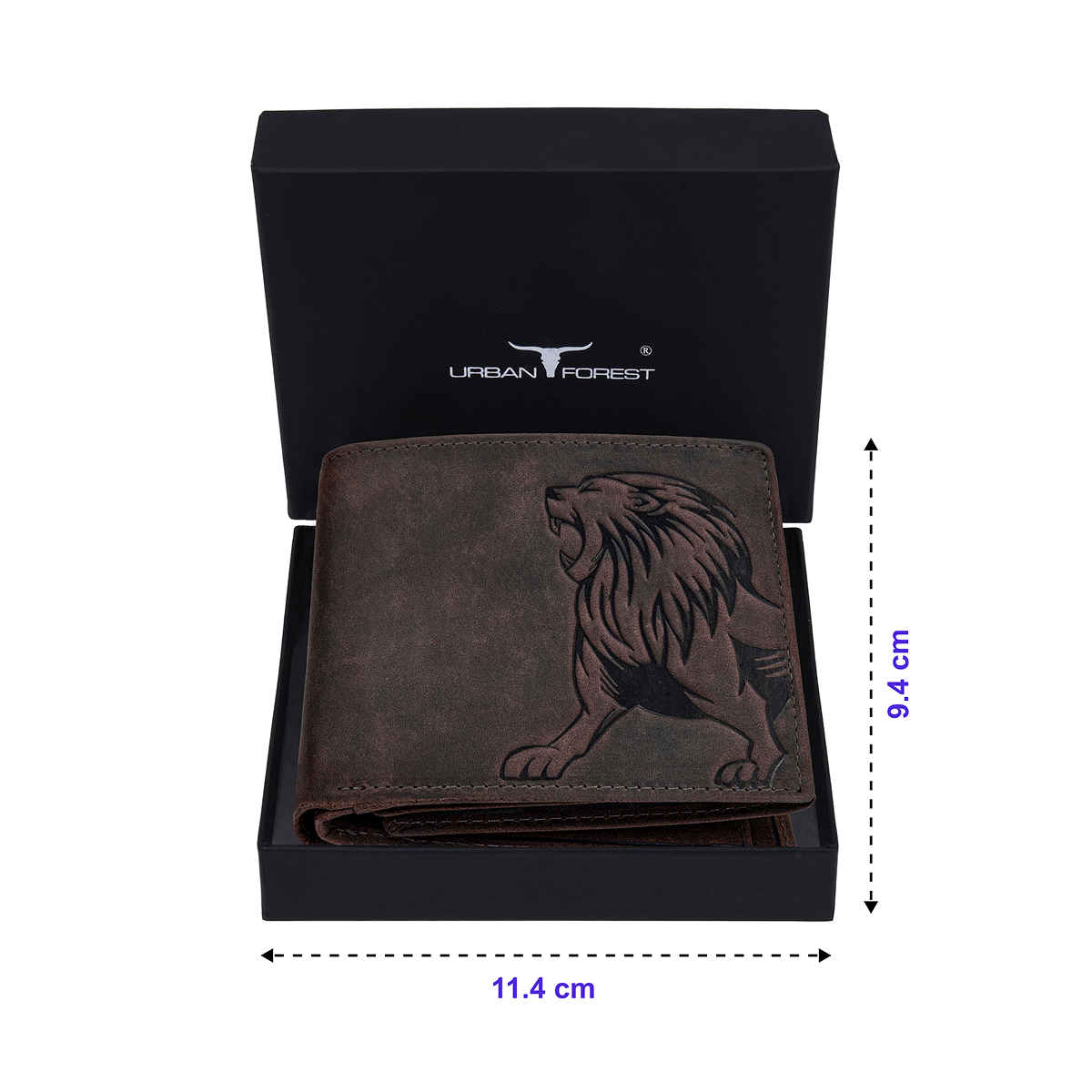 Urban Forest Men's Leo Vintage Leather Wallet | Brown