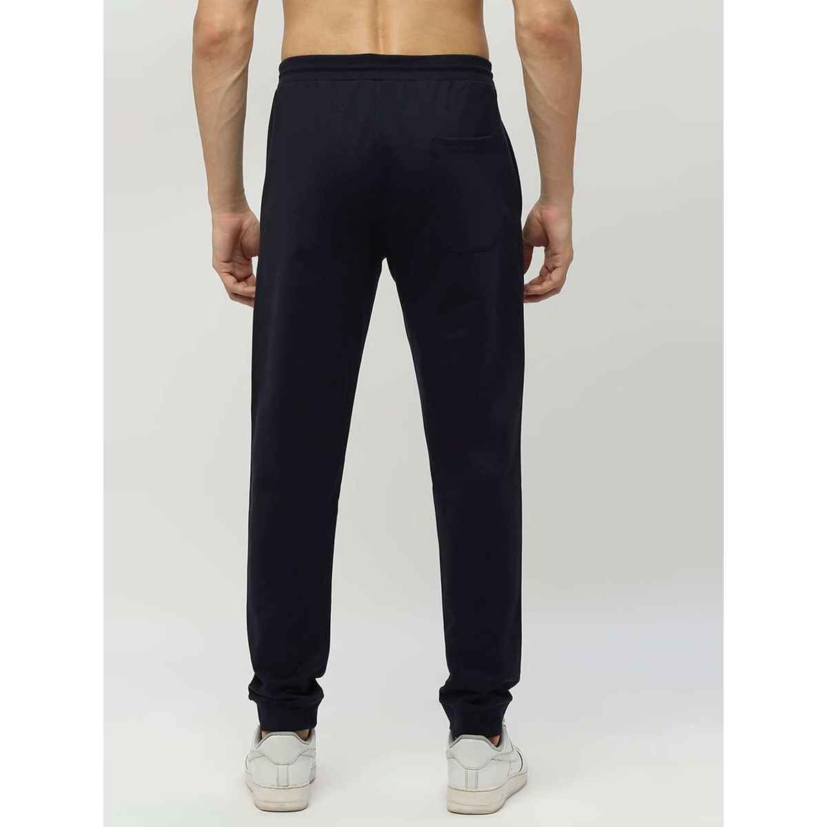 Underjeans by Spykar Knitted Trackpant | Navy | L