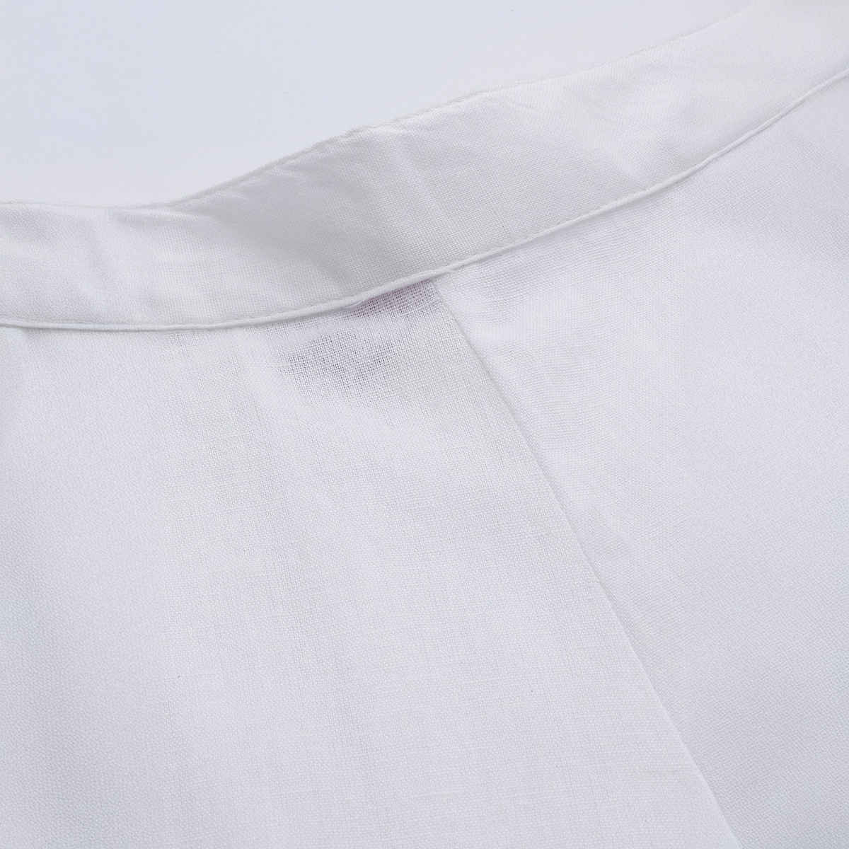 Libas Women White Cotton Solid Trousers With Both Side Pockets - Pl1404M