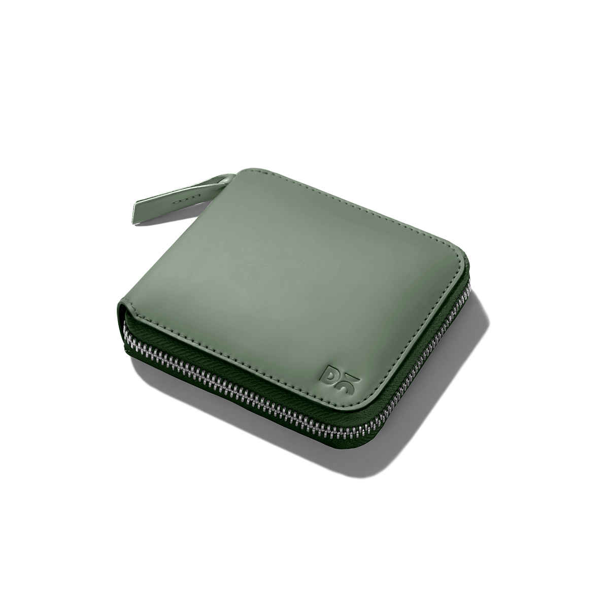 Daily Objects Sap Women's Zip Wallet | Made with Vegan Leather Material | Green