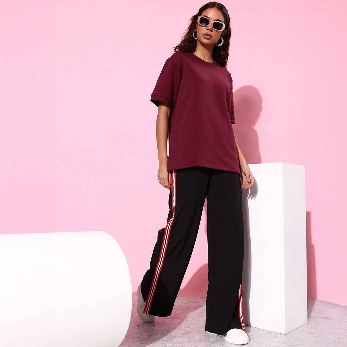 Dillinger Women's Sweatshirt | DLWMNSWT062 | Maroon - S