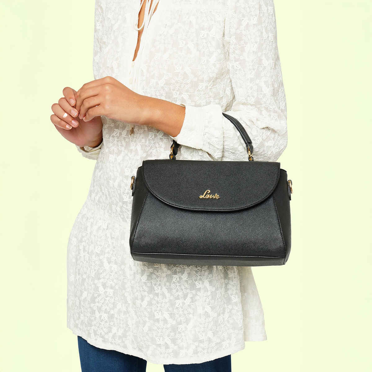 Lavie Women's Bleech Flap Satchel Handbag | Ladies purse | Shoulder Bag