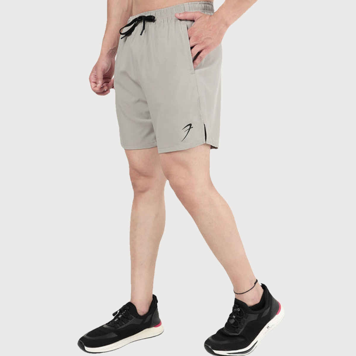Fuaark Men's 2 in 1 Compression Shorts | Beige - XL