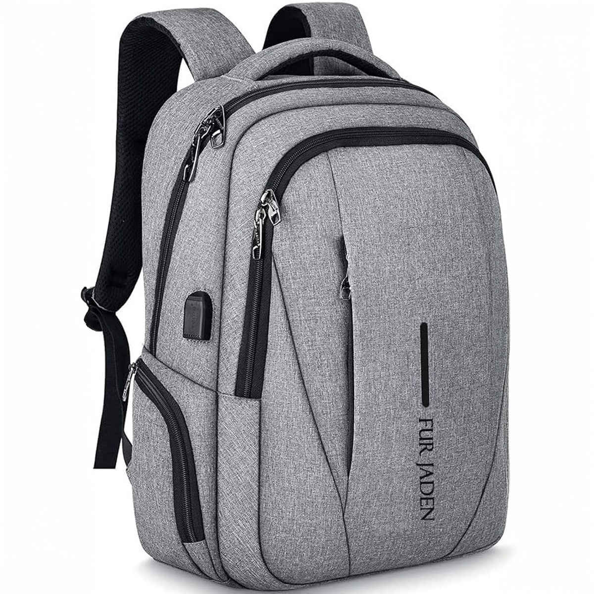 Fur Jaden Unisex PU 24 L Laptop Bag | Grey